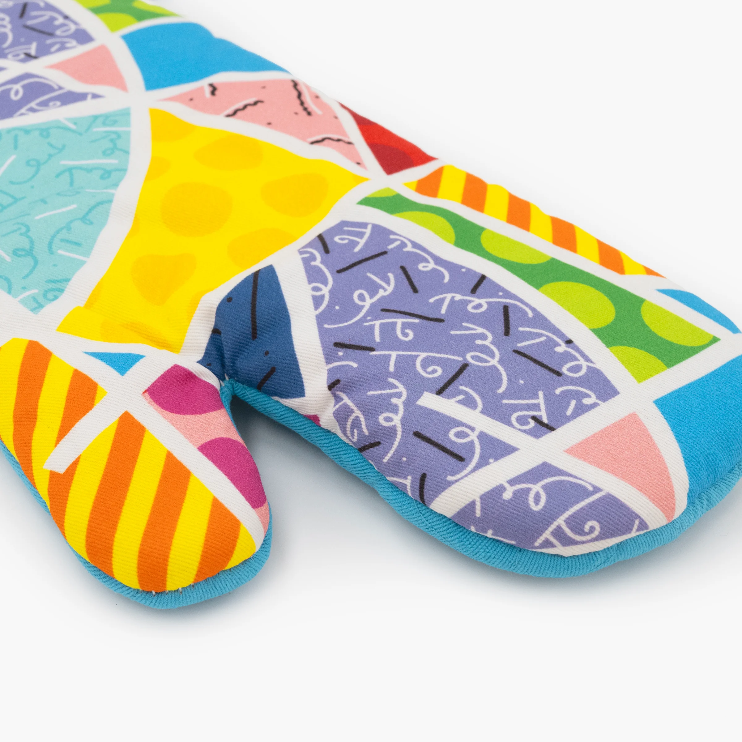 Baby Blue Landscape Britto Oven Mitt & Pot Holder - Image 5