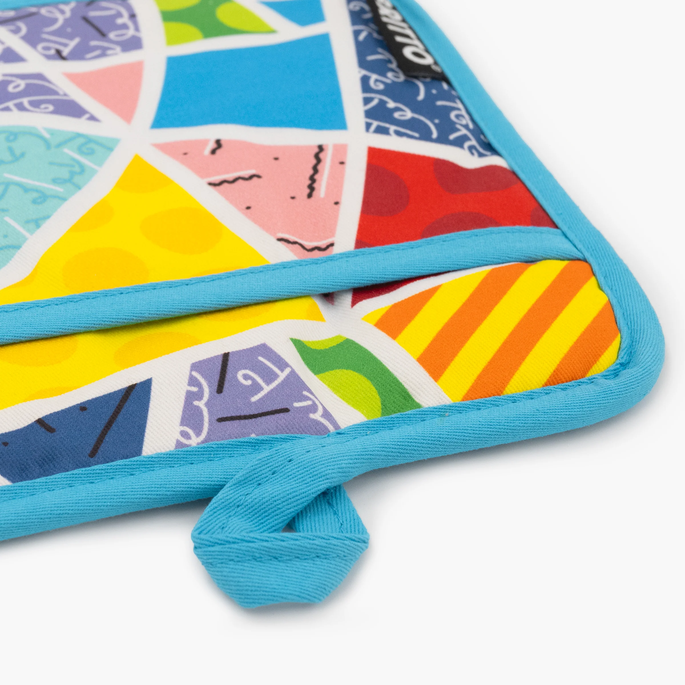 Baby Blue Landscape Britto Oven Mitt & Pot Holder - Image 7