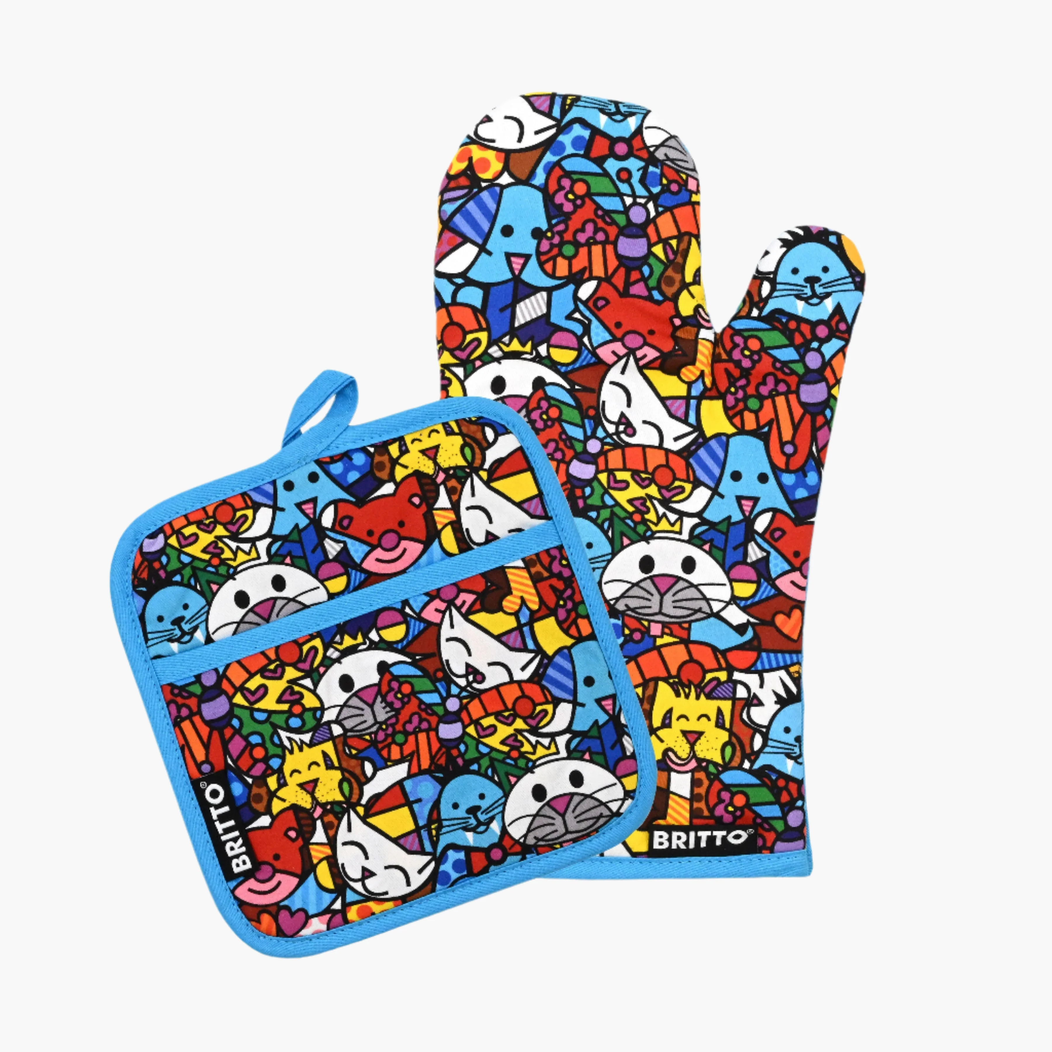 Best Friends Britto Oven Mitt & Pot Holder - Image 7