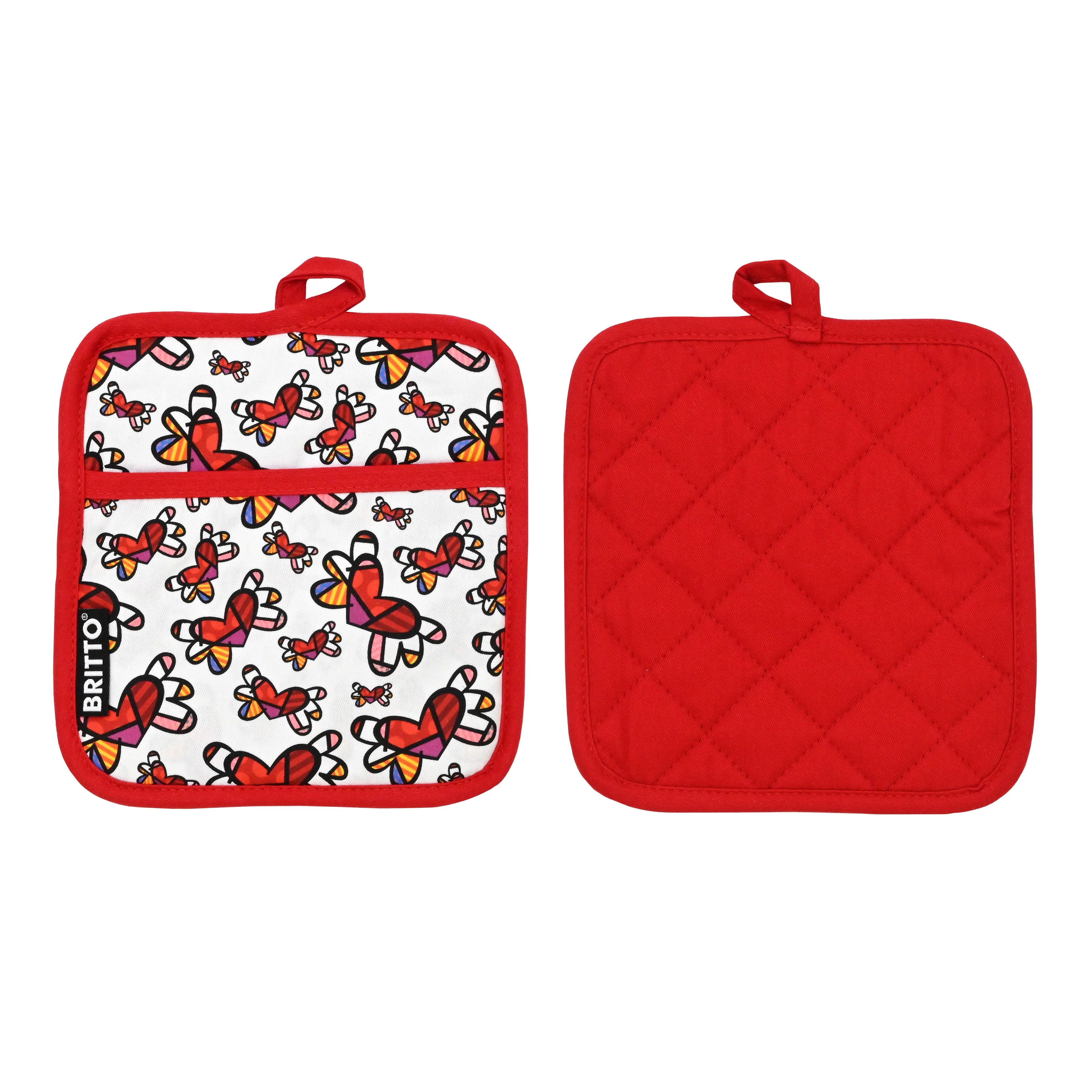 Flying Hearts Britto Oven Mitt & Pot Holder - Image 3