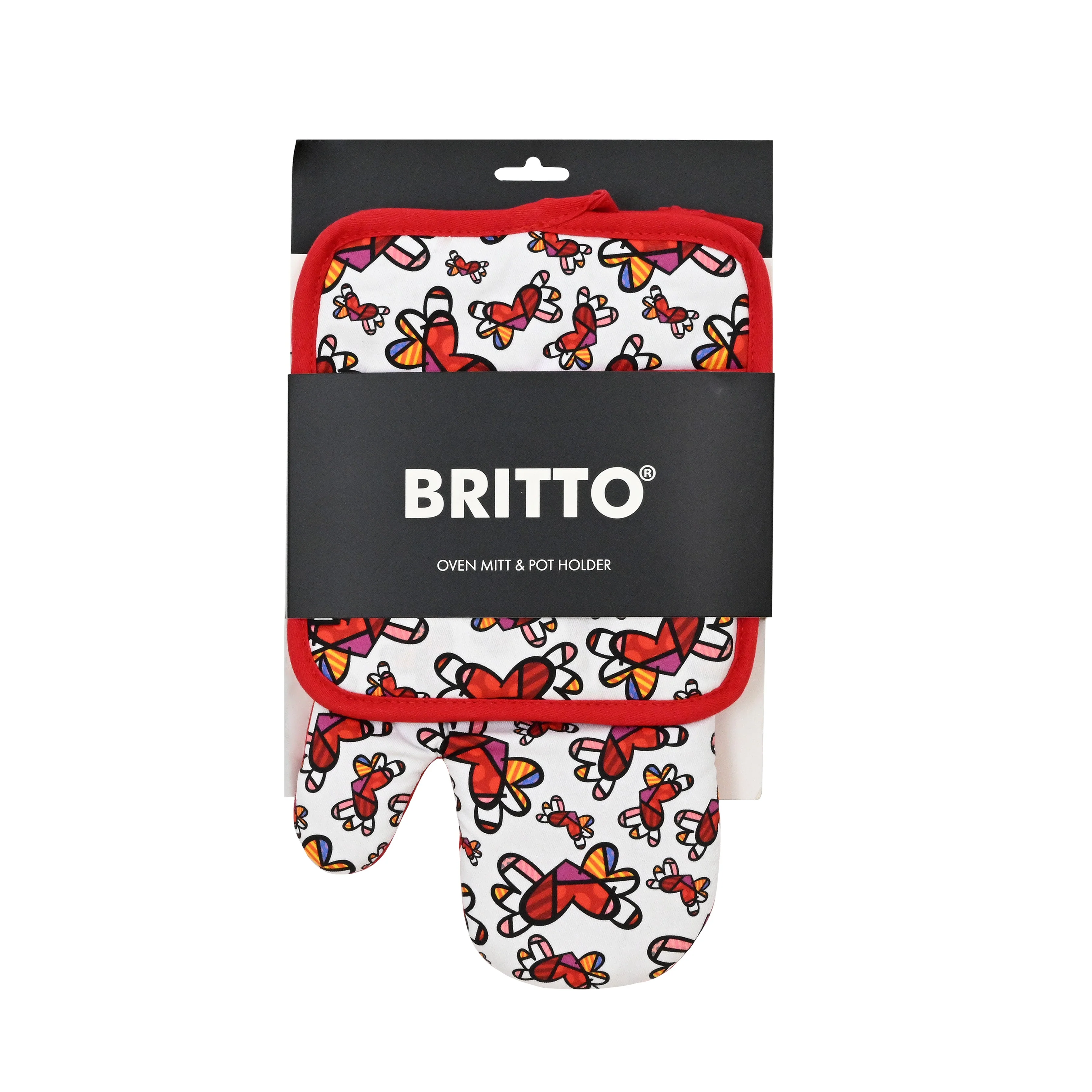 Flying Hearts Britto Oven Mitt & Pot Holder - Image 4