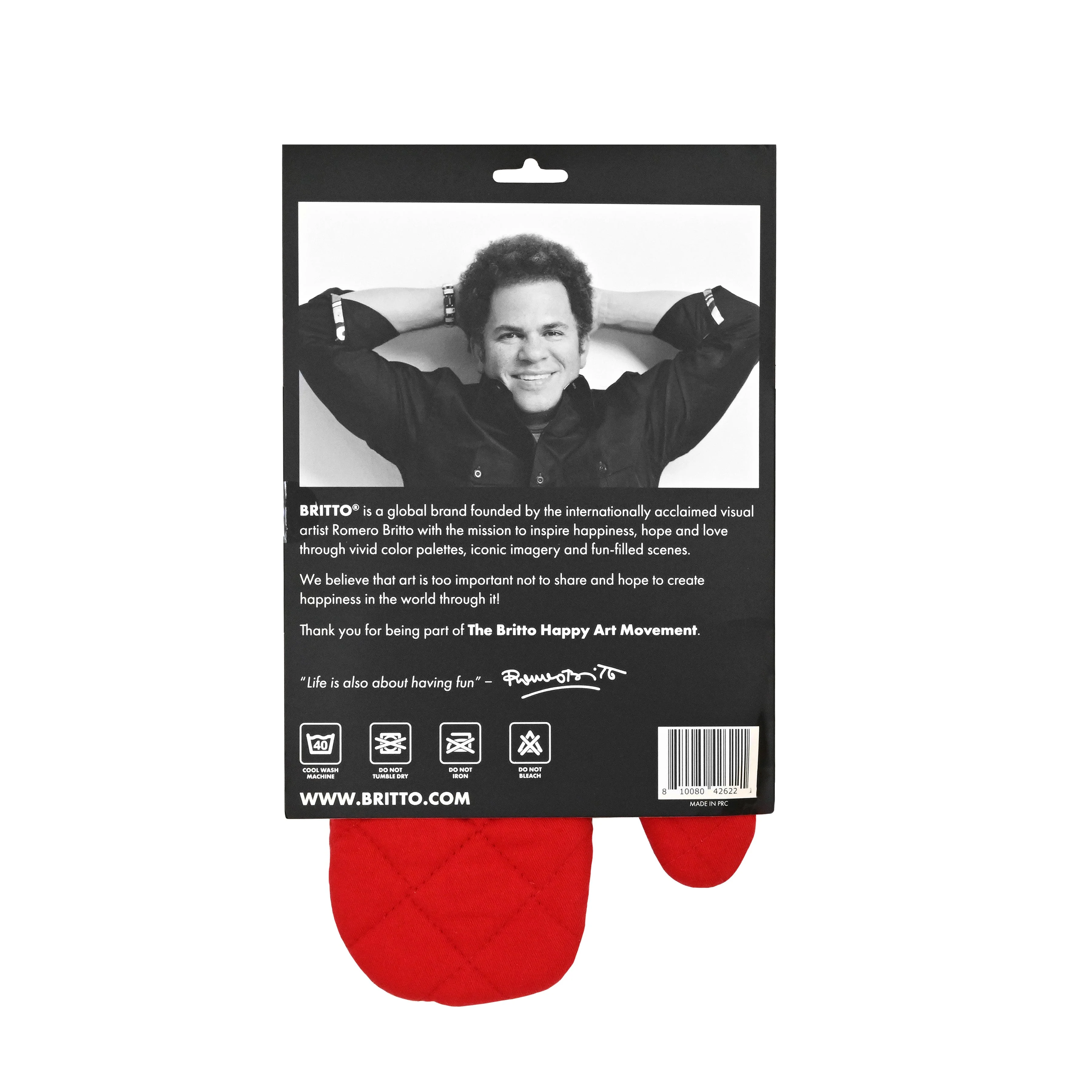 Flying Hearts Britto Oven Mitt & Pot Holder - Image 6