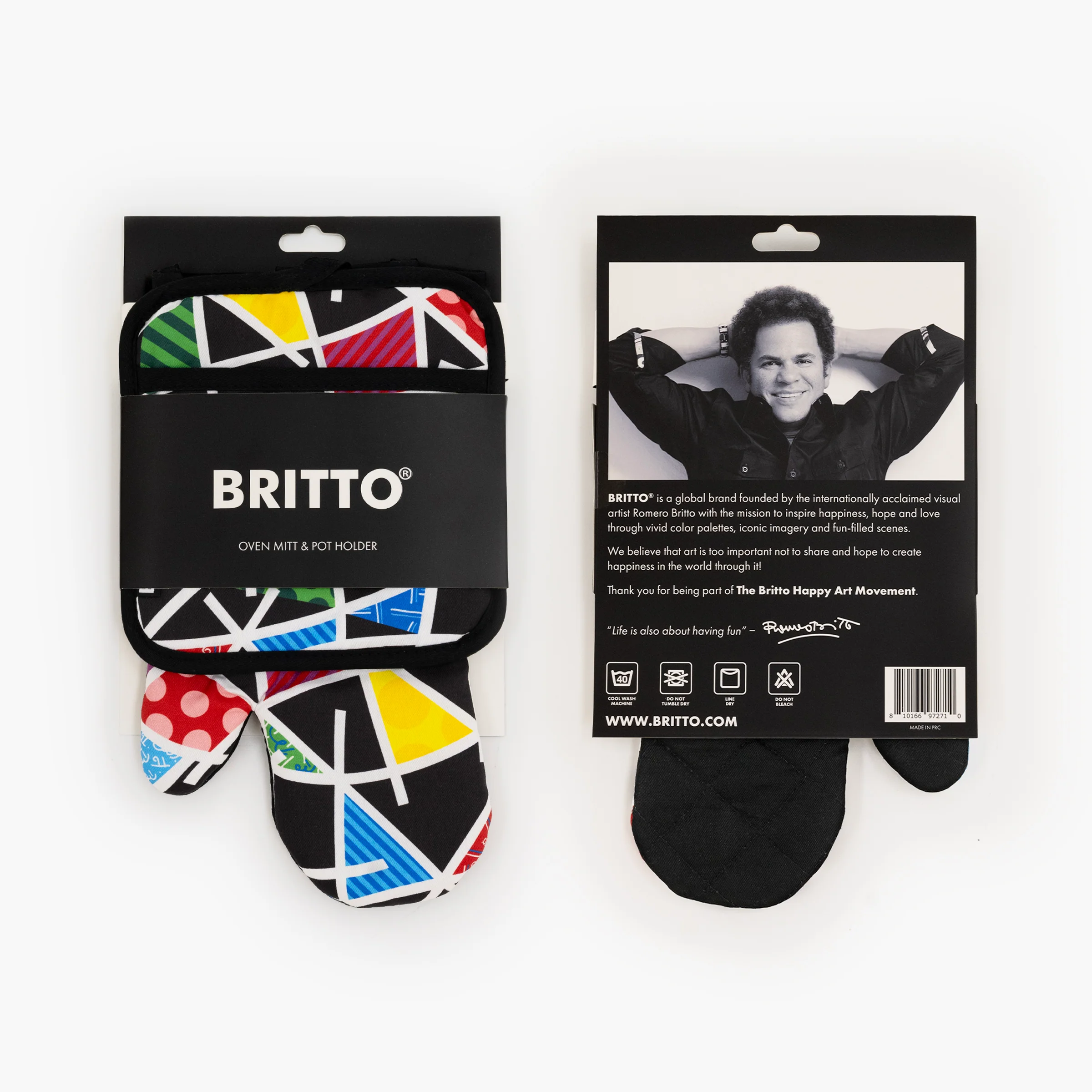 Midnight Britto Oven Mitt & Pot Holder - Image 4