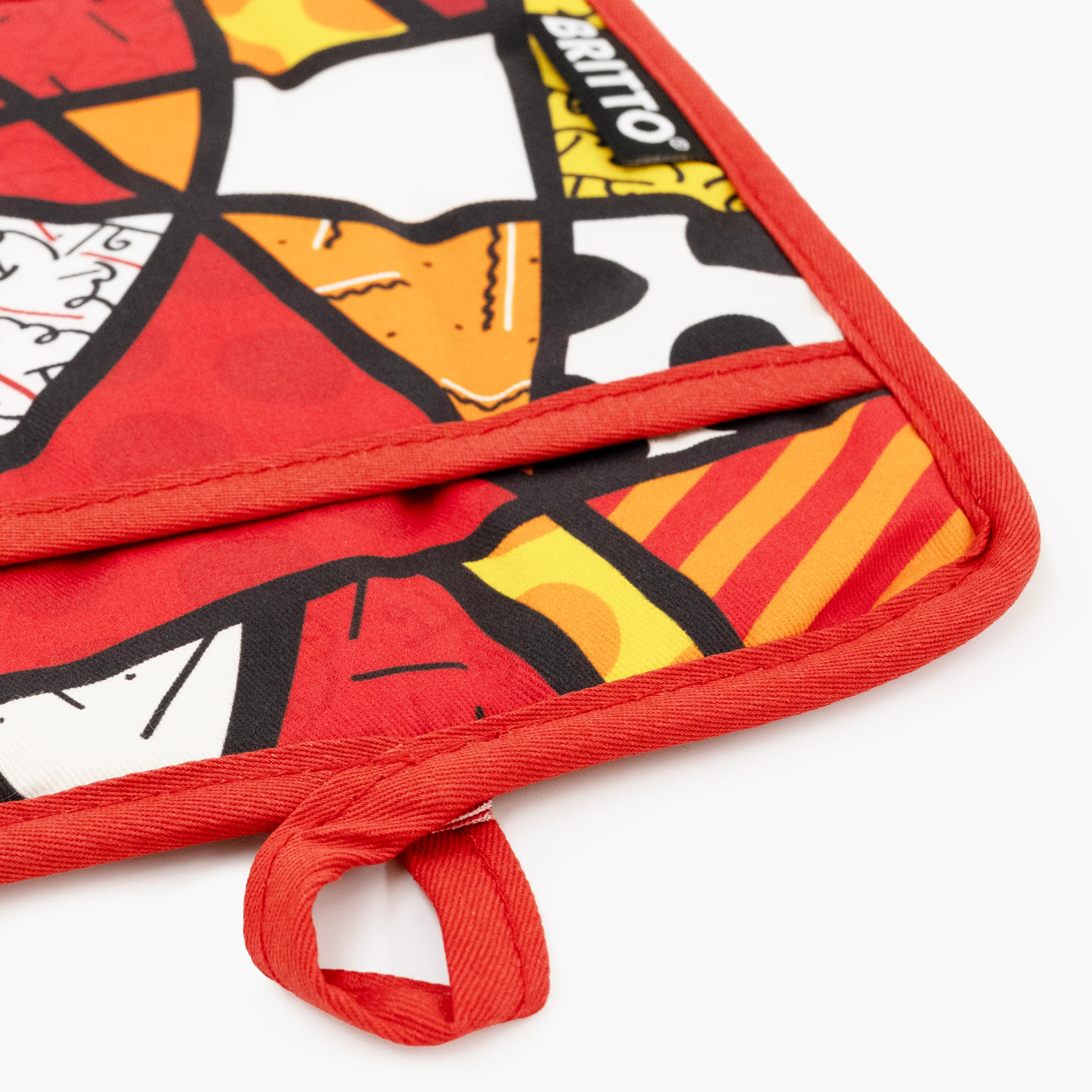 Red Landscape Britto Oven Mitt & Pot Holder - Image 7
