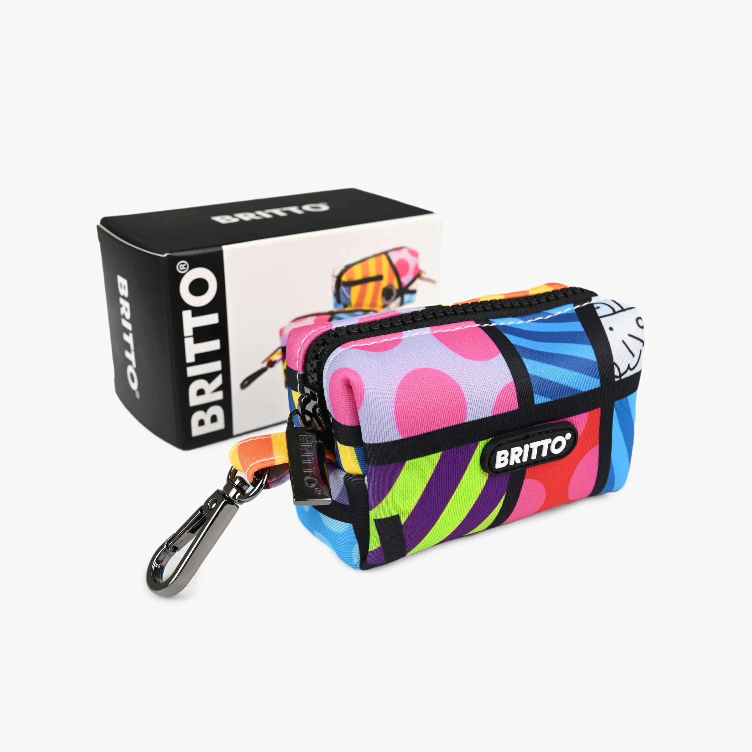 Colorful Landscape Britto Pet Bag Holder - Image 3