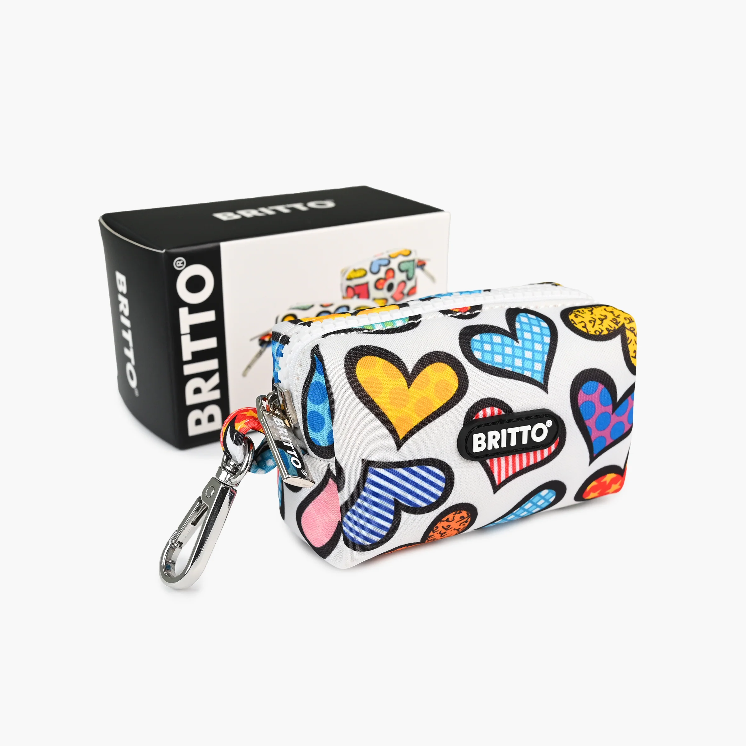Hearts Britto Pet Bag Holder - Image 3