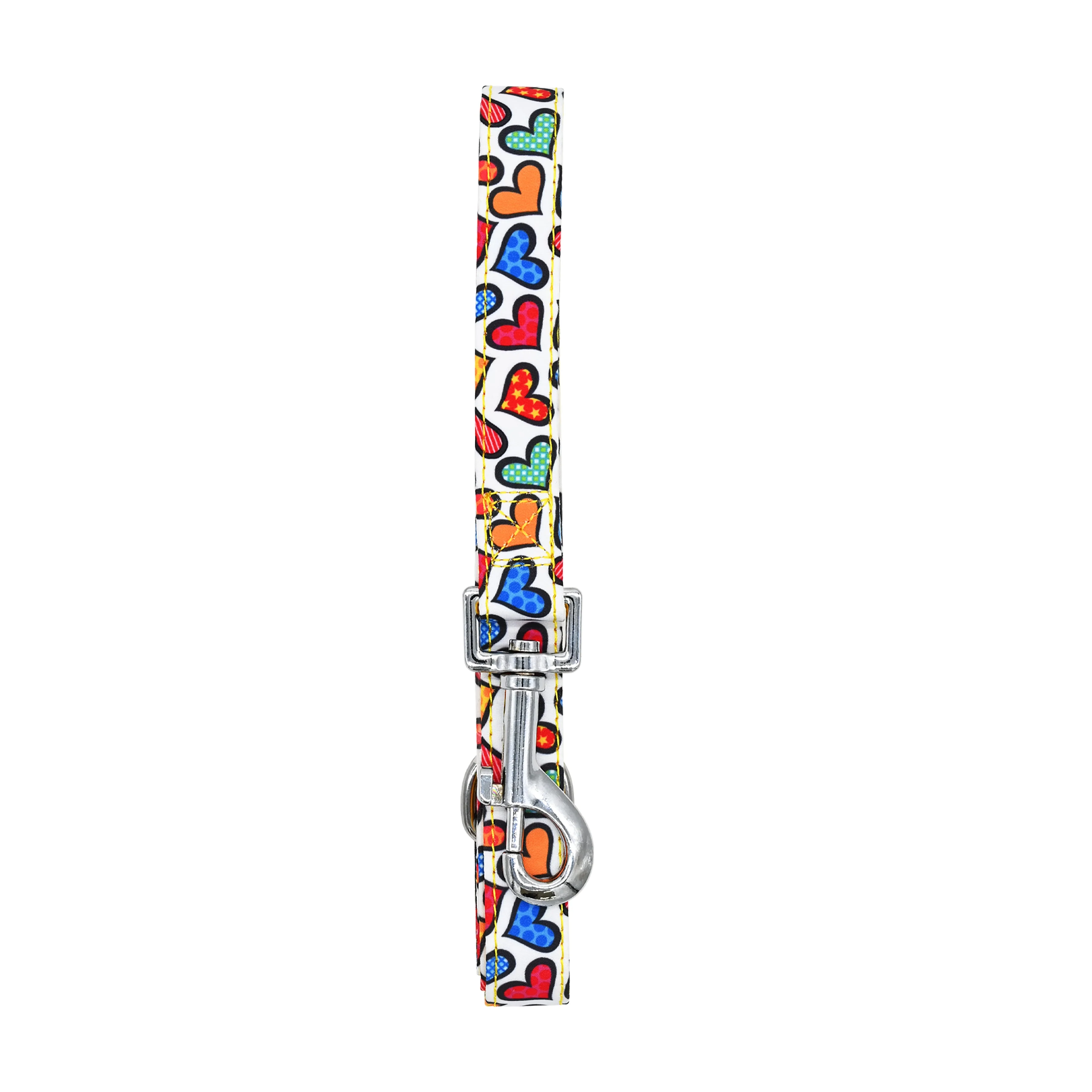 Hearts Britto Pet Collar and Leash Set - Image 3