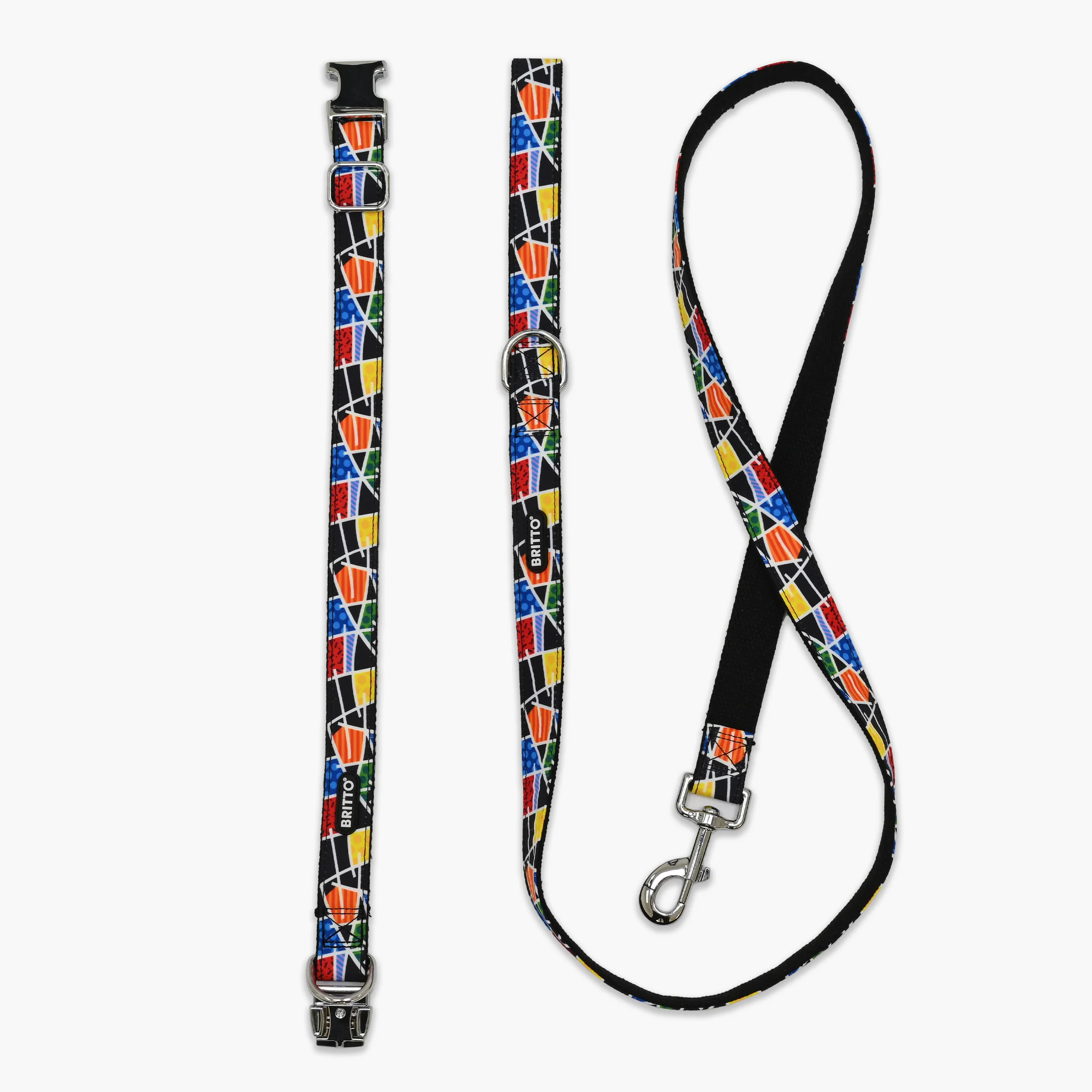 Midnight Britto Pet Collar and Leash Set - Image 3