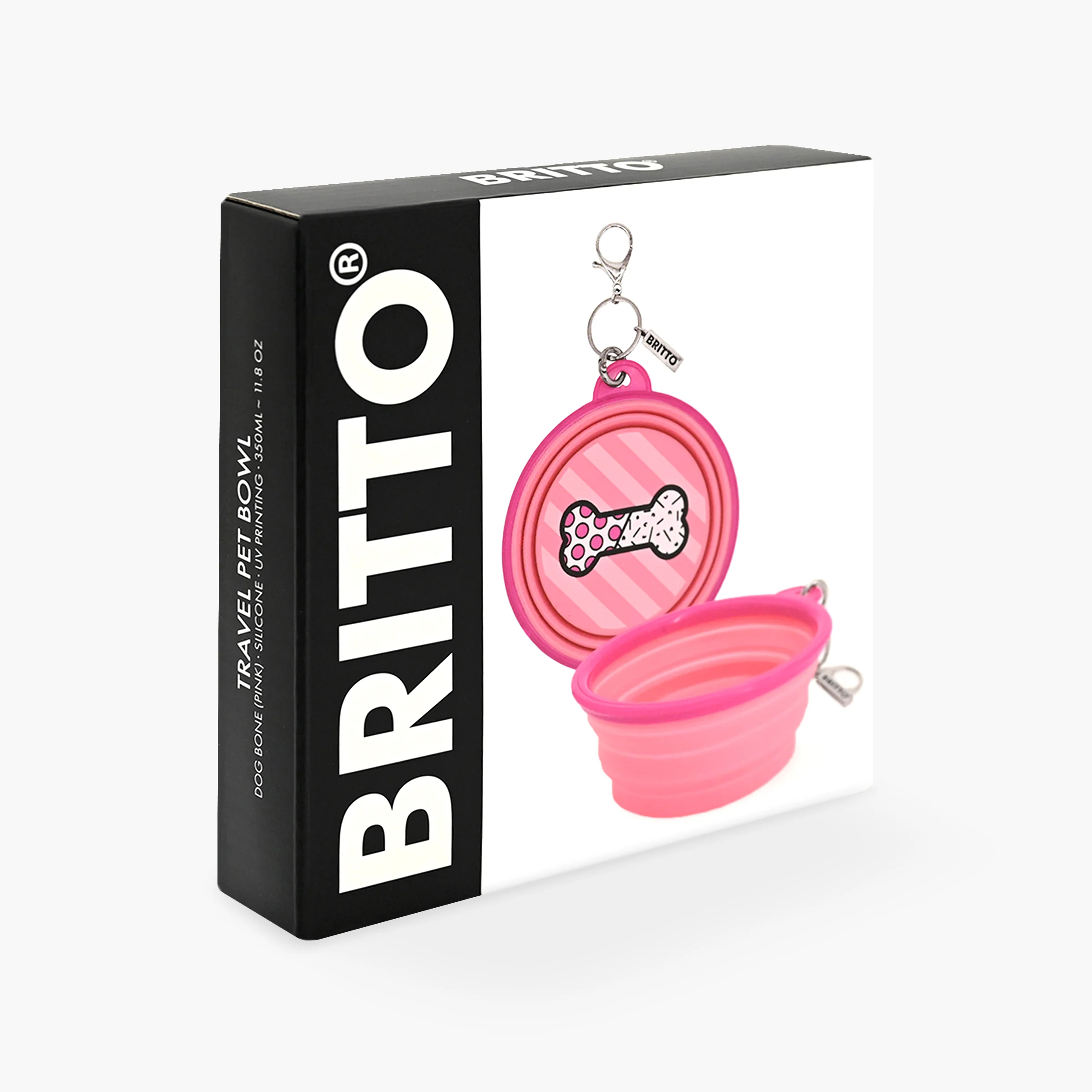 Pink Bones Britto Pet Travel Bowl - Image 7