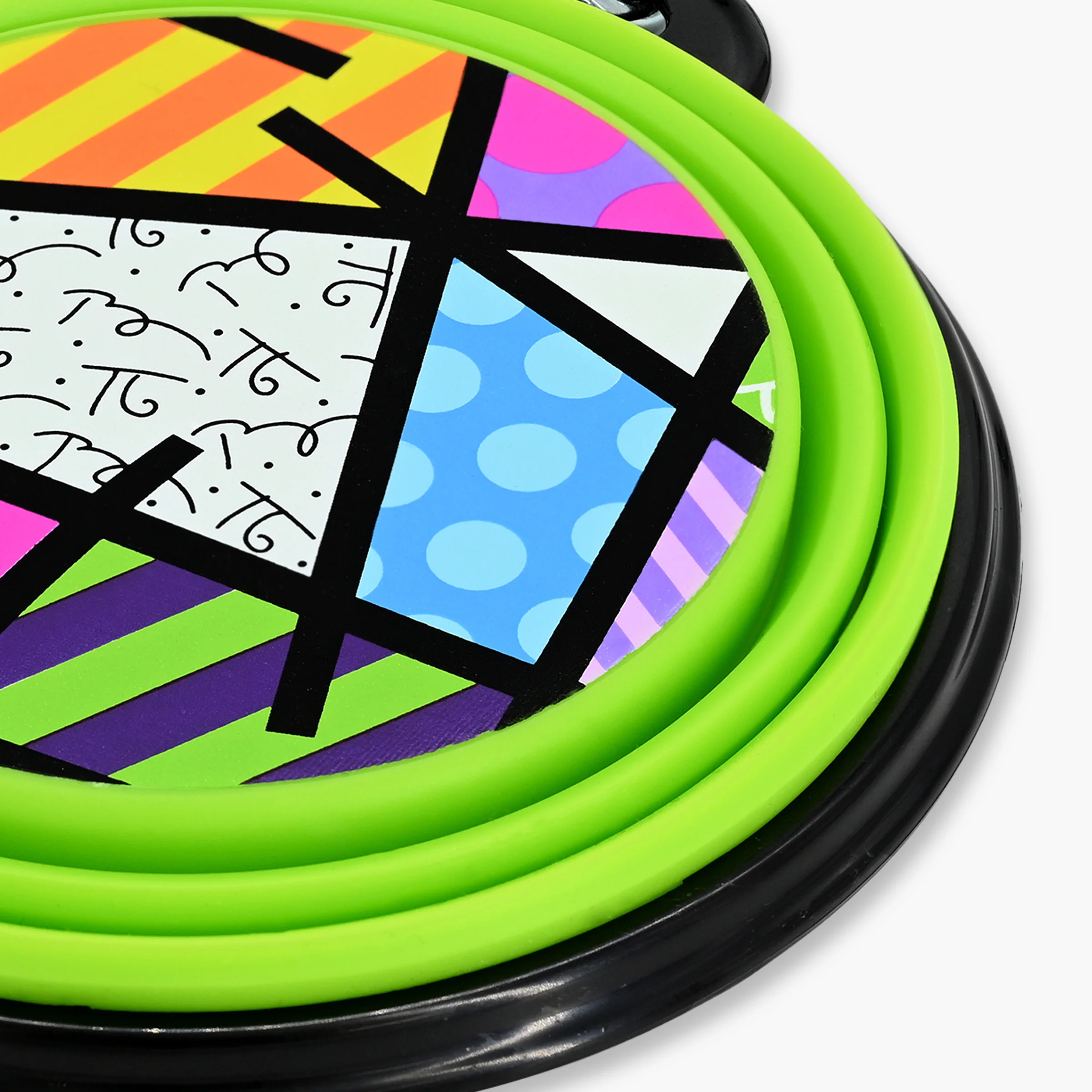 Colorful Landscape Britto Pet Travel Bowl - Image 6