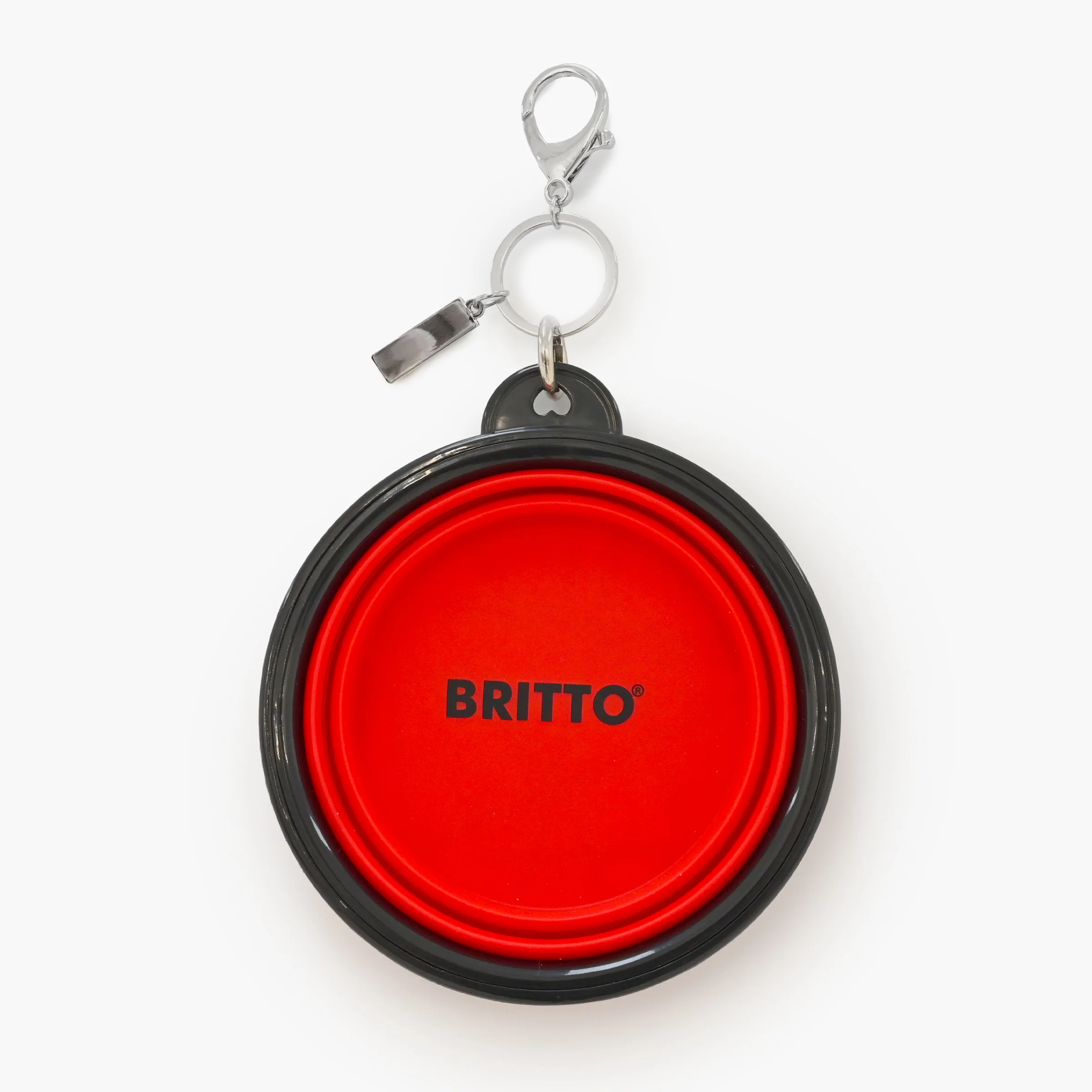 Red Landscape Britto Pet Travel Bowl - Image 4