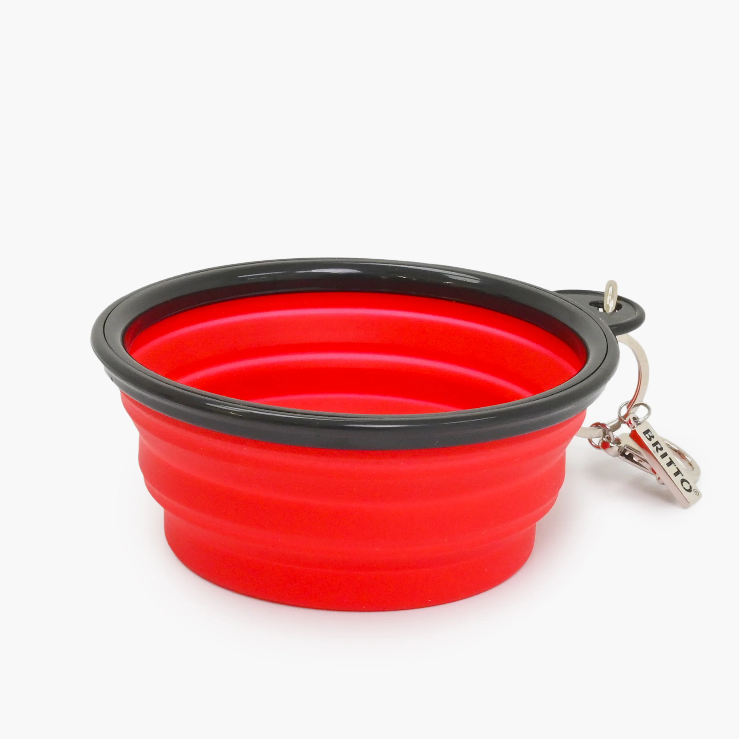 Red Landscape Britto Pet Travel Bowl - Image 5