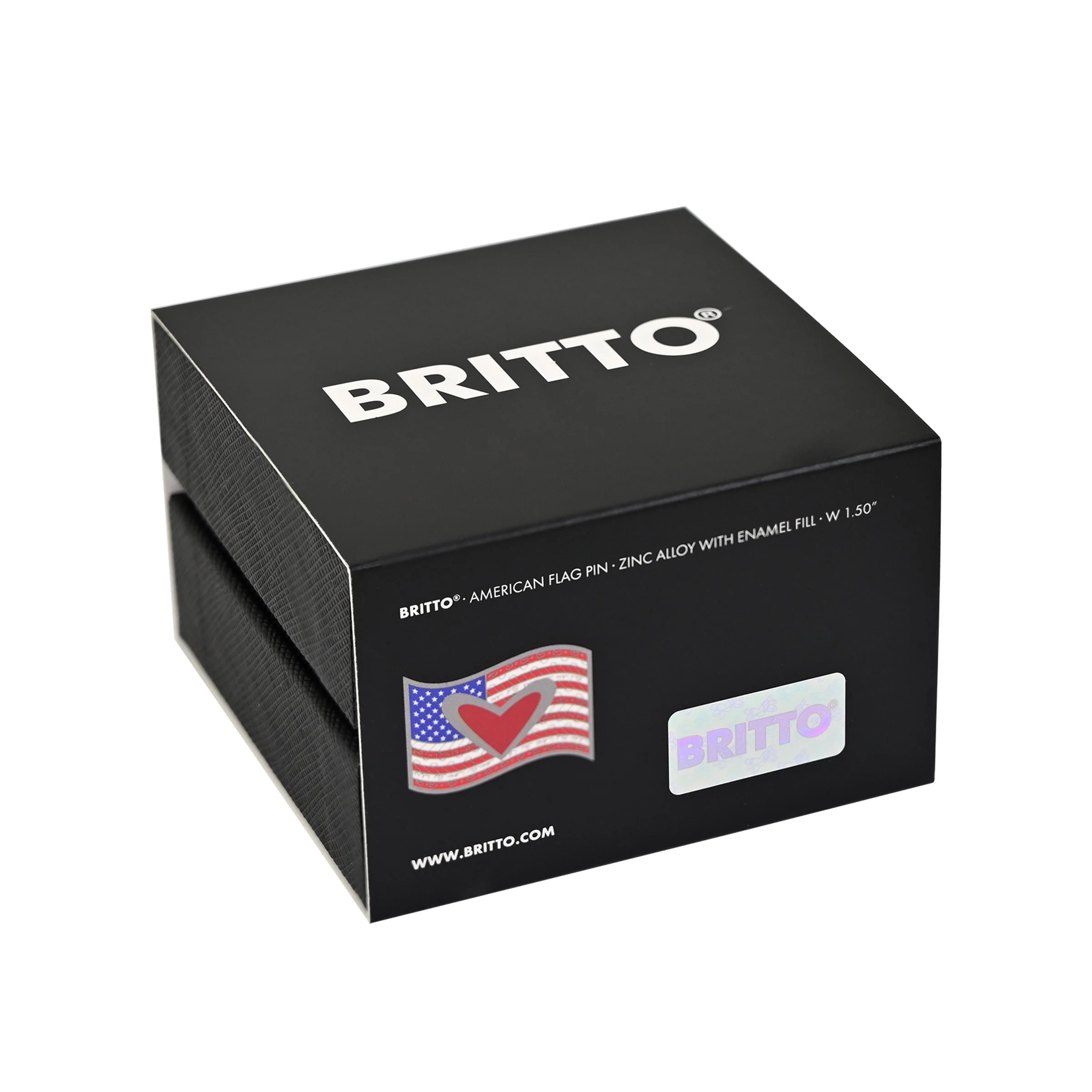 American Flag Britto Pin - Image 4
