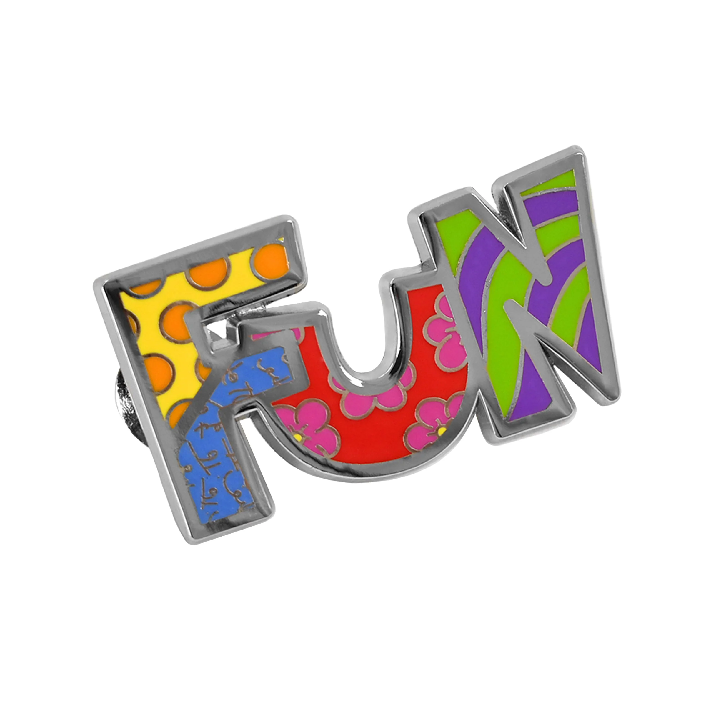 Fun Word Britto Pin