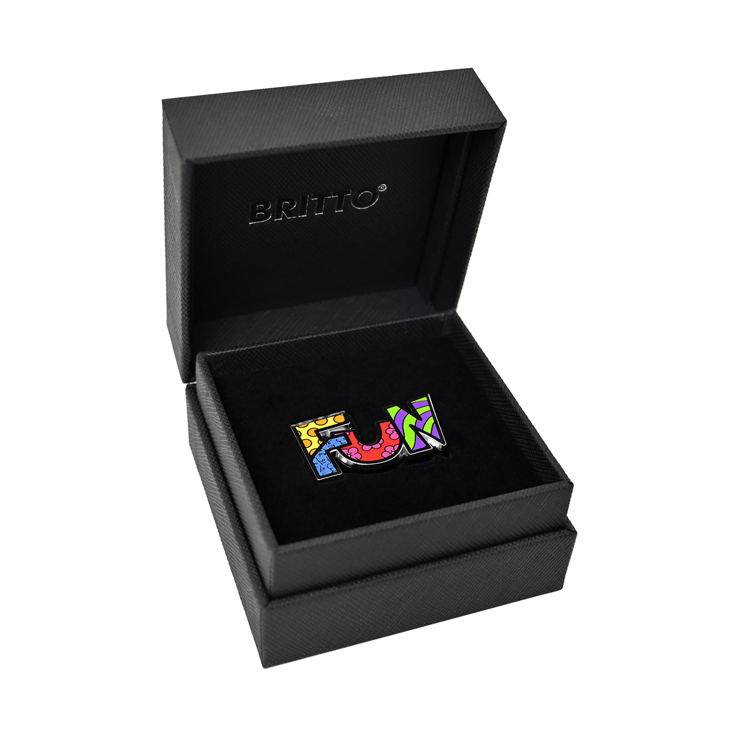 Fun Word Britto Pin - Image 2