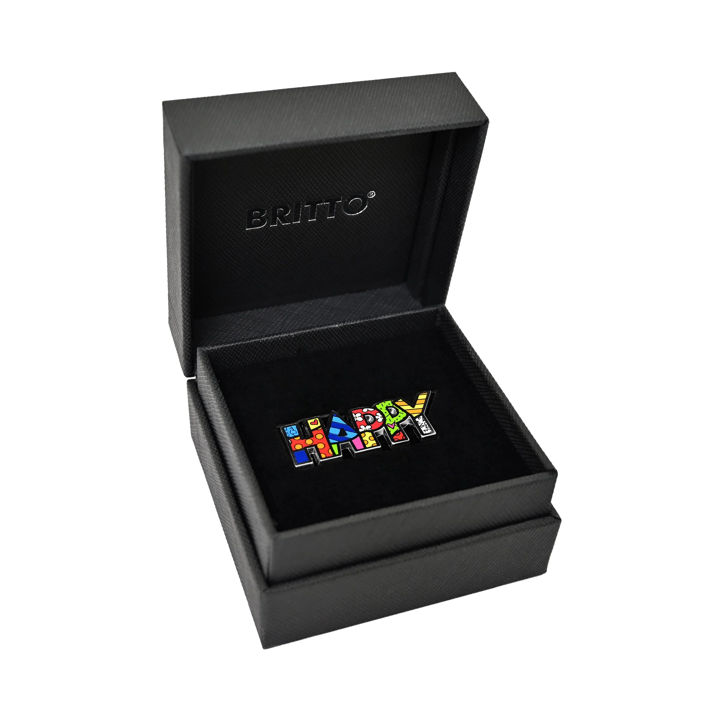 Happy Word Britto Pin - Image 2