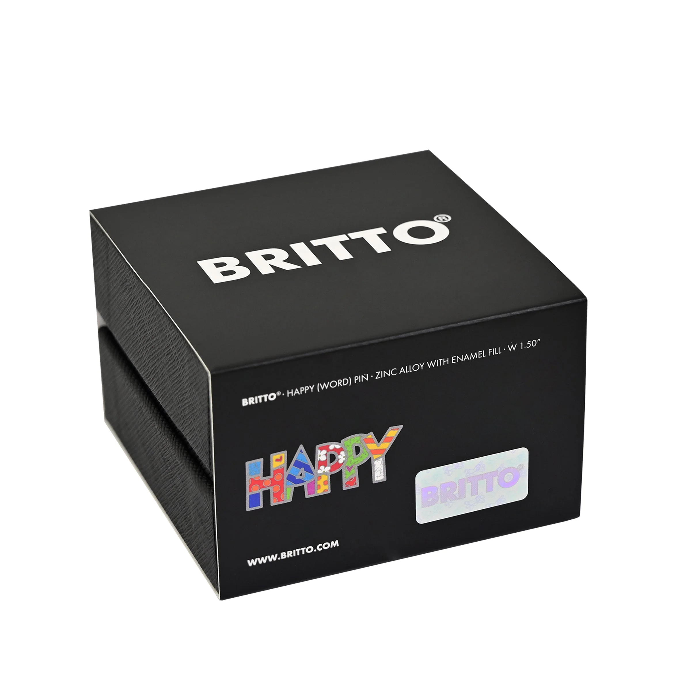 Happy Word Britto Pin - Image 4