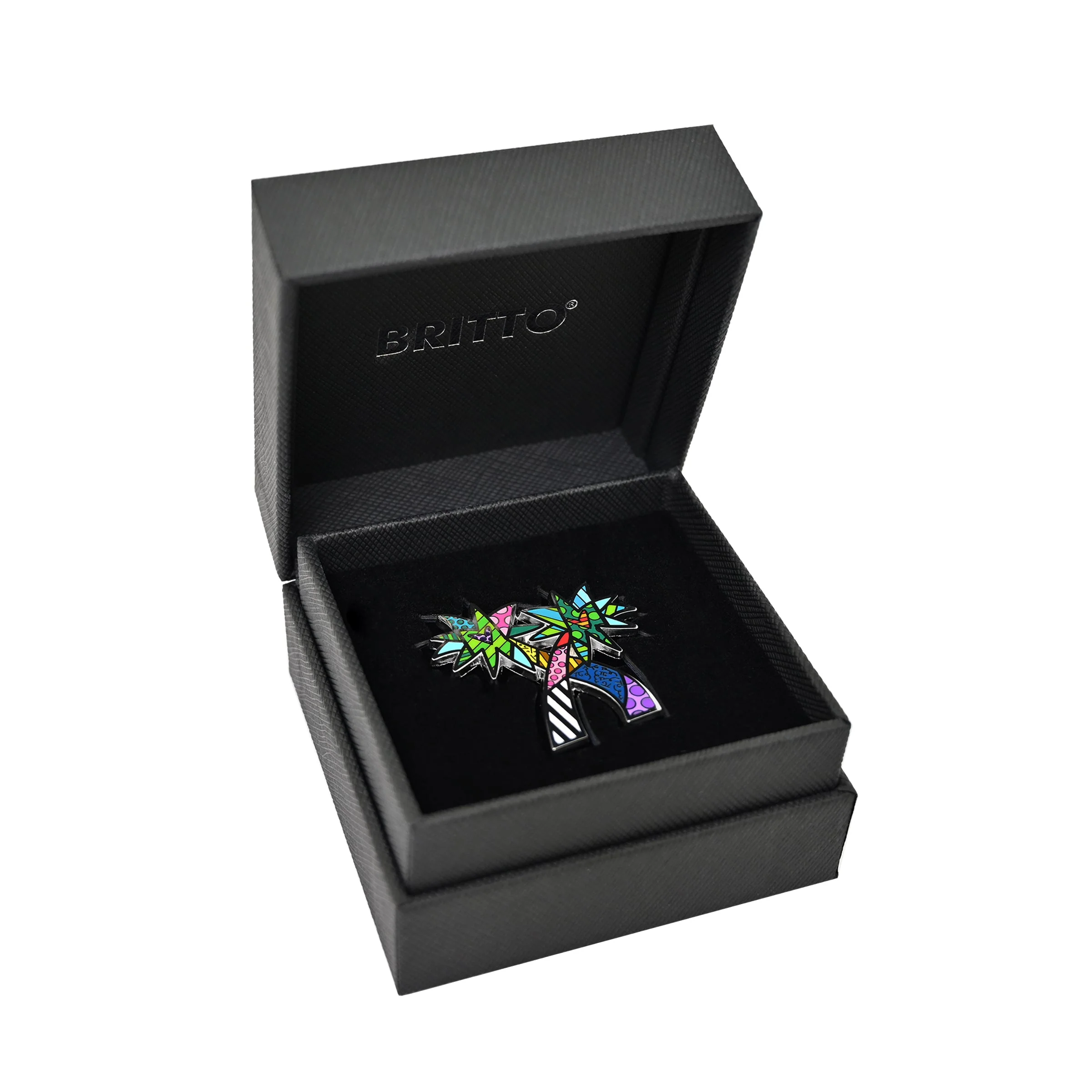 Palm Tree Britto Pin - Image 2
