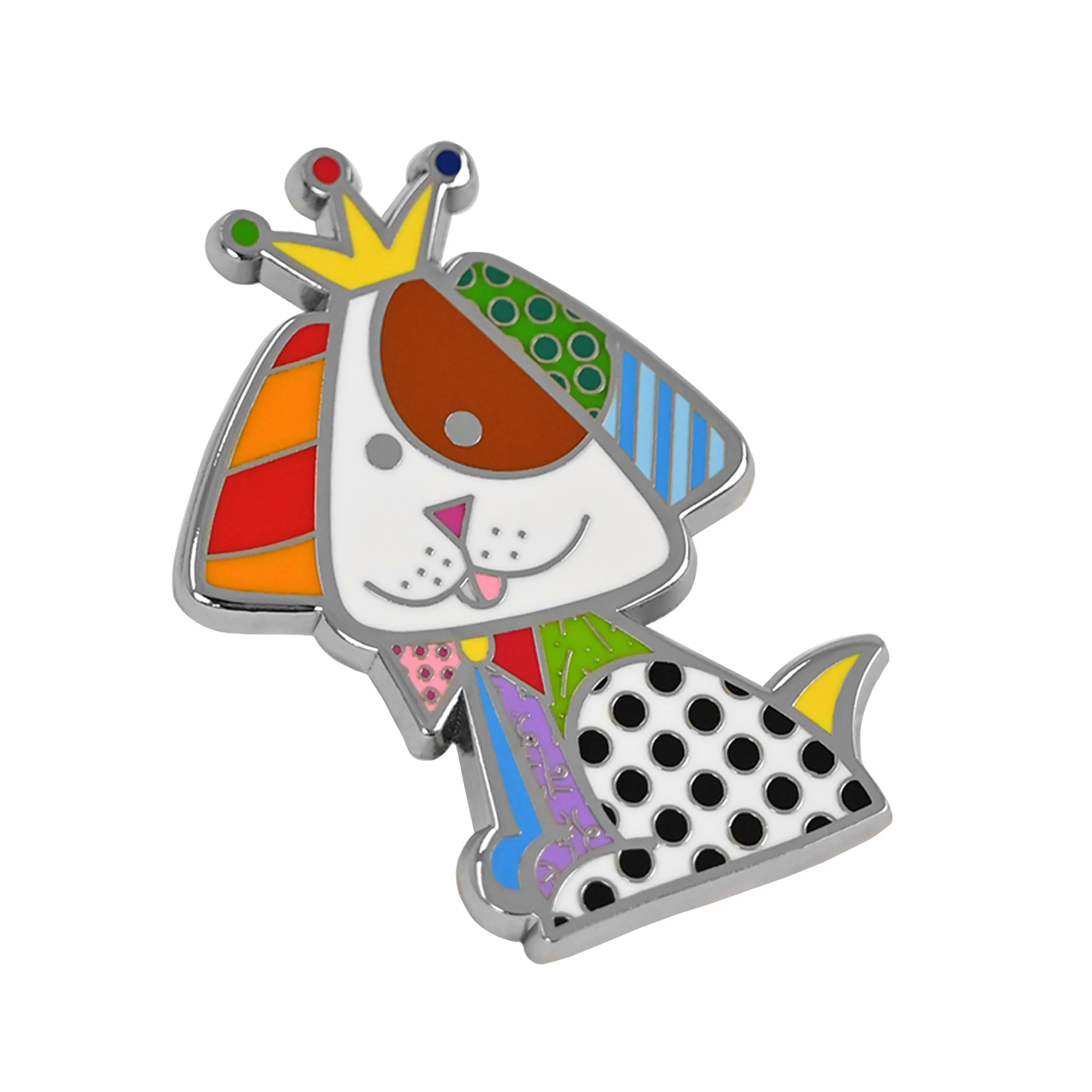 Royalty Dog Britto Pin
