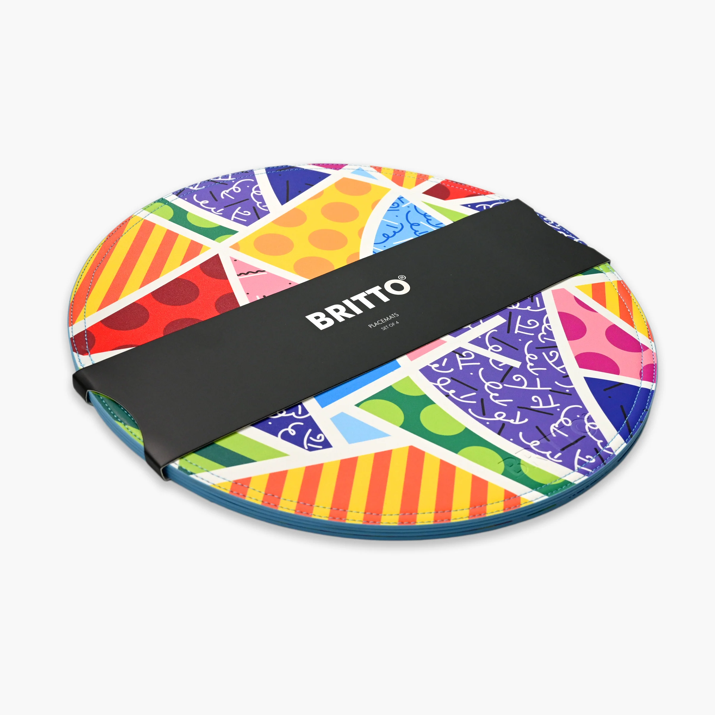 Baby Blue Landscape Britto Placemats - Image 3