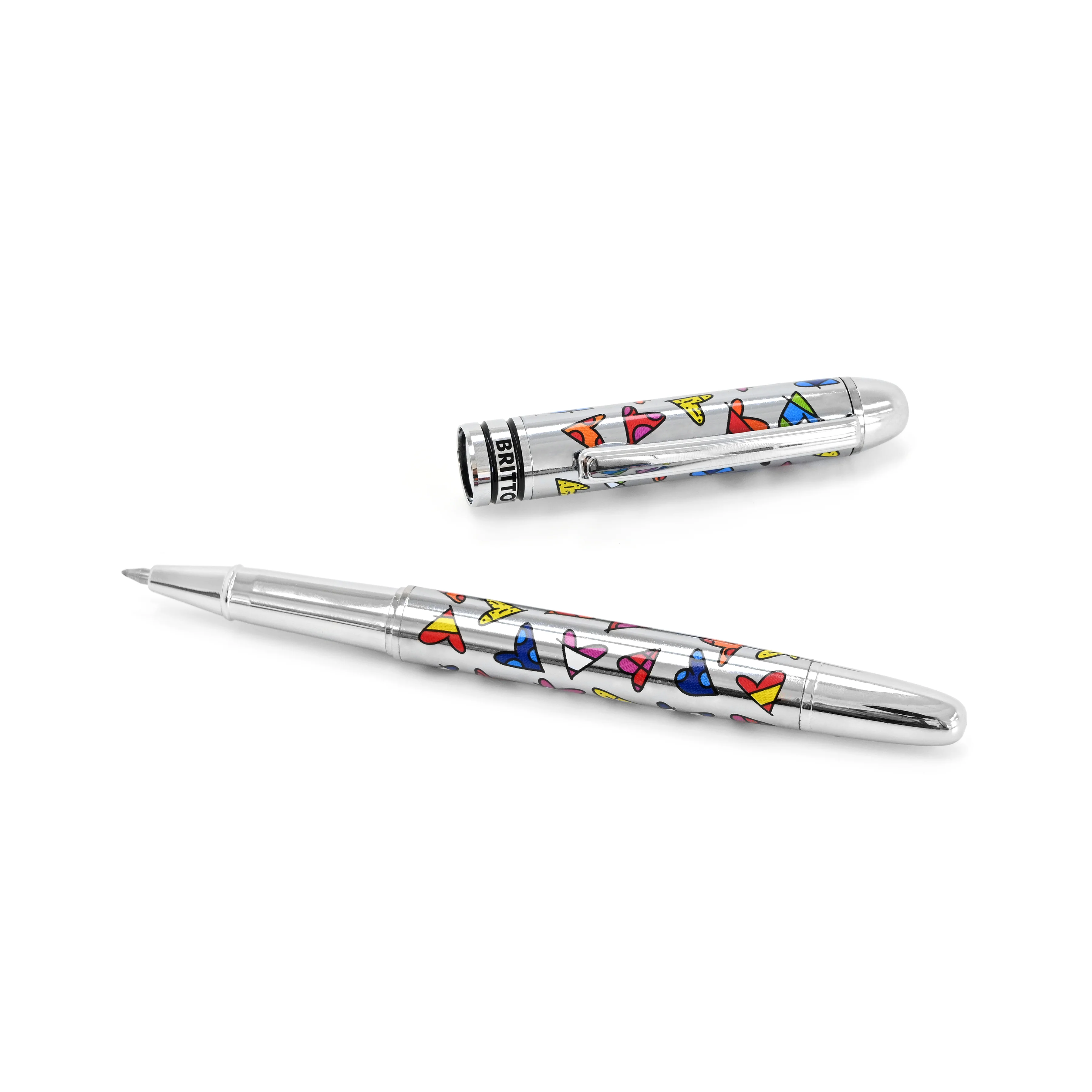 Hearts Silver Britto Pen - Image 4