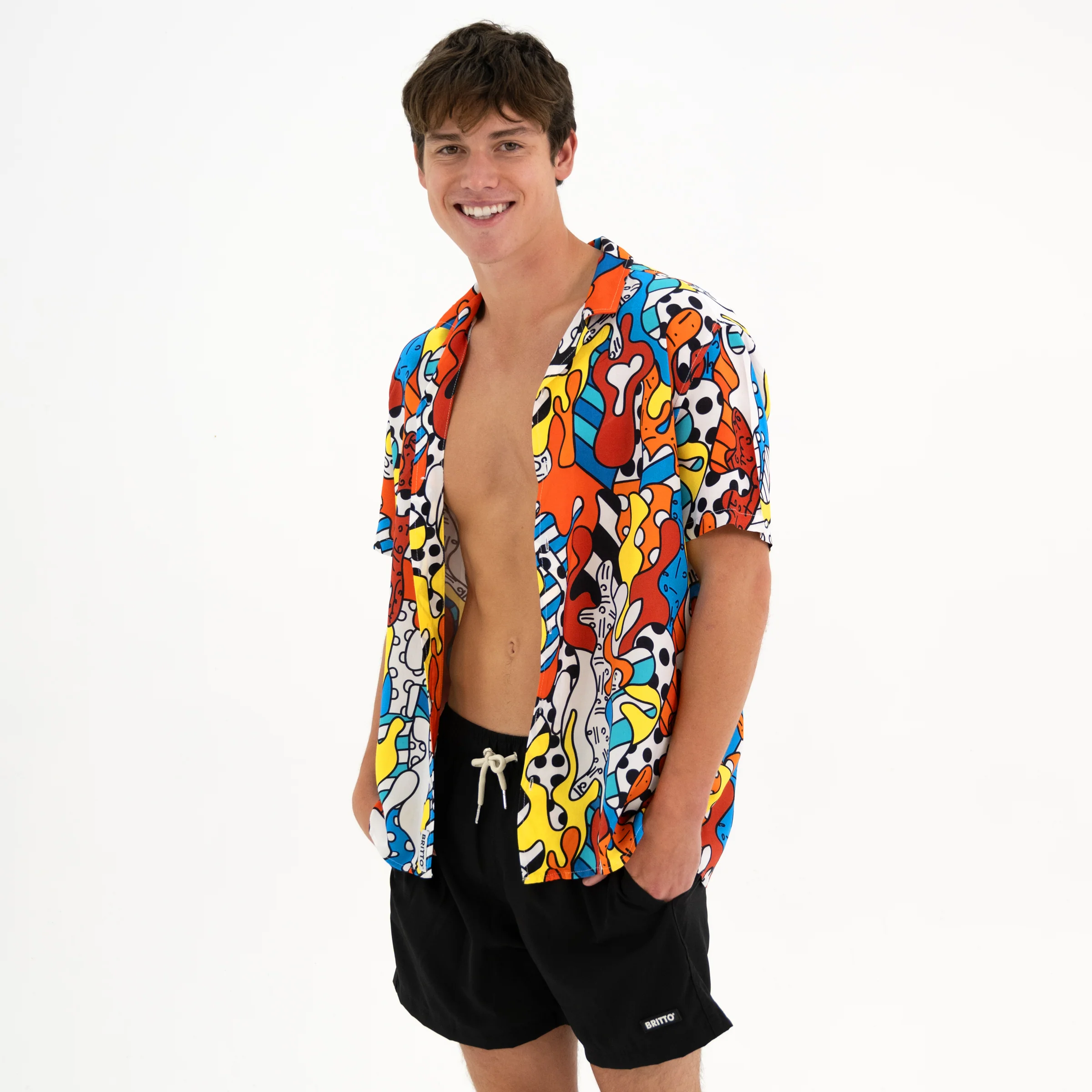 Camo Men's Short Sleeve Button Down Shirt - Image 10