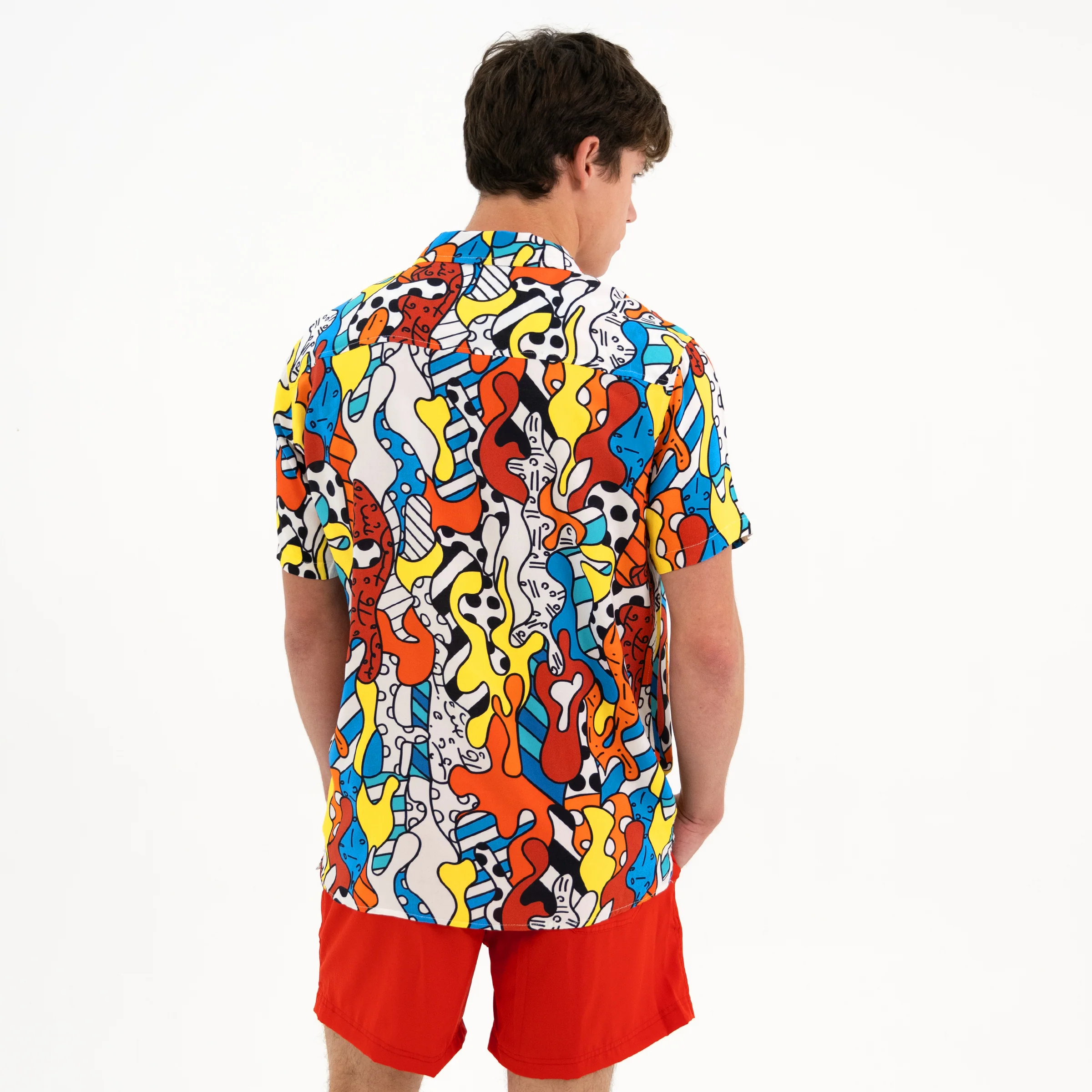 Camo Men's Short Sleeve Button Down Shirt - Image 13