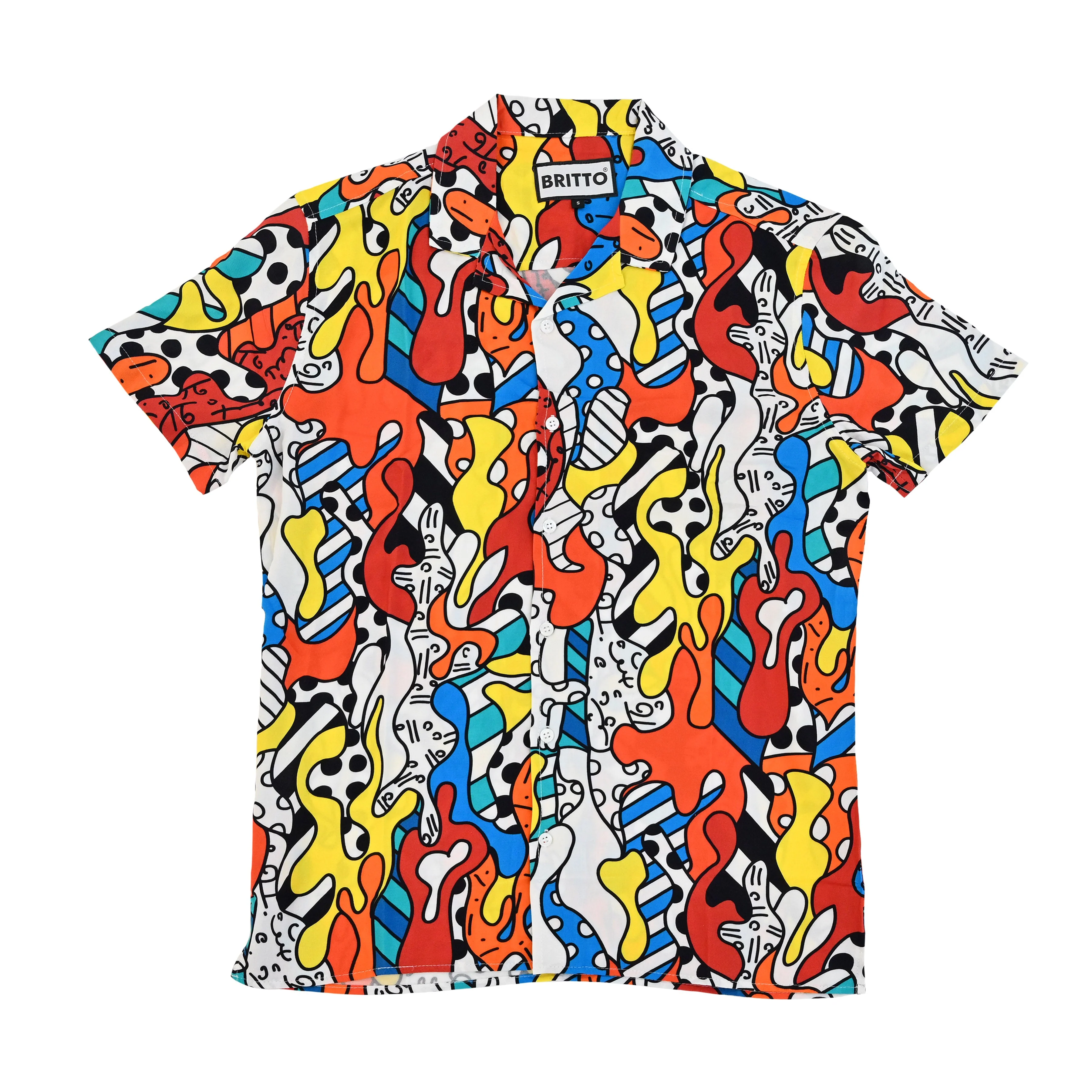 Camo Men's Short Sleeve Button Down Shirt - Image 4