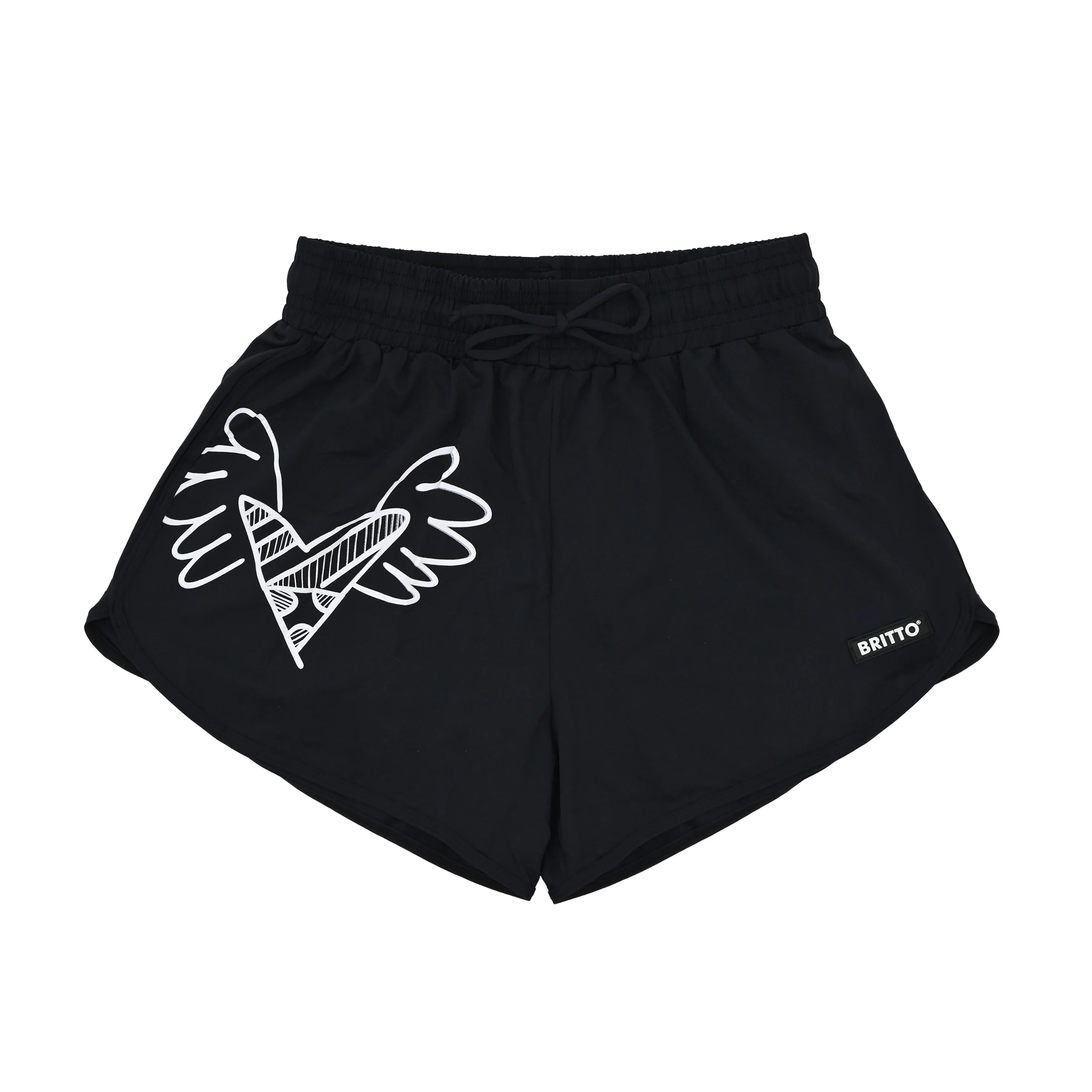 Black Britto Shorts For Women - Image 5