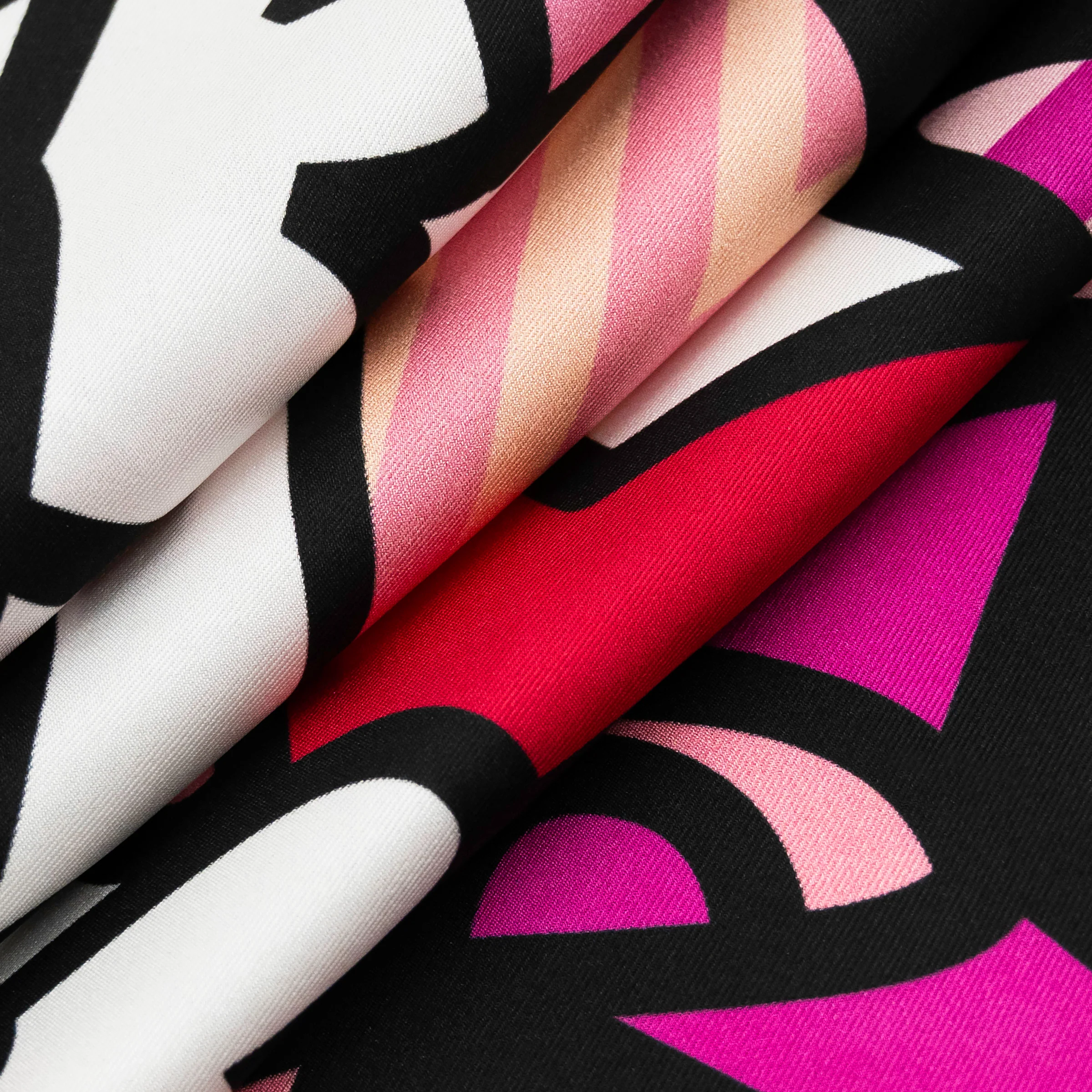 Alive Pink Britto Silk Scarf - Image 5