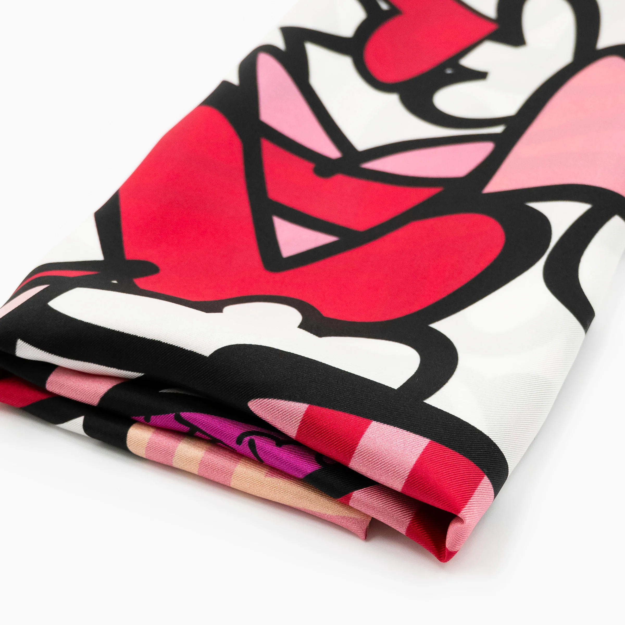 Alive Pink Britto Silk Scarf - Image 7