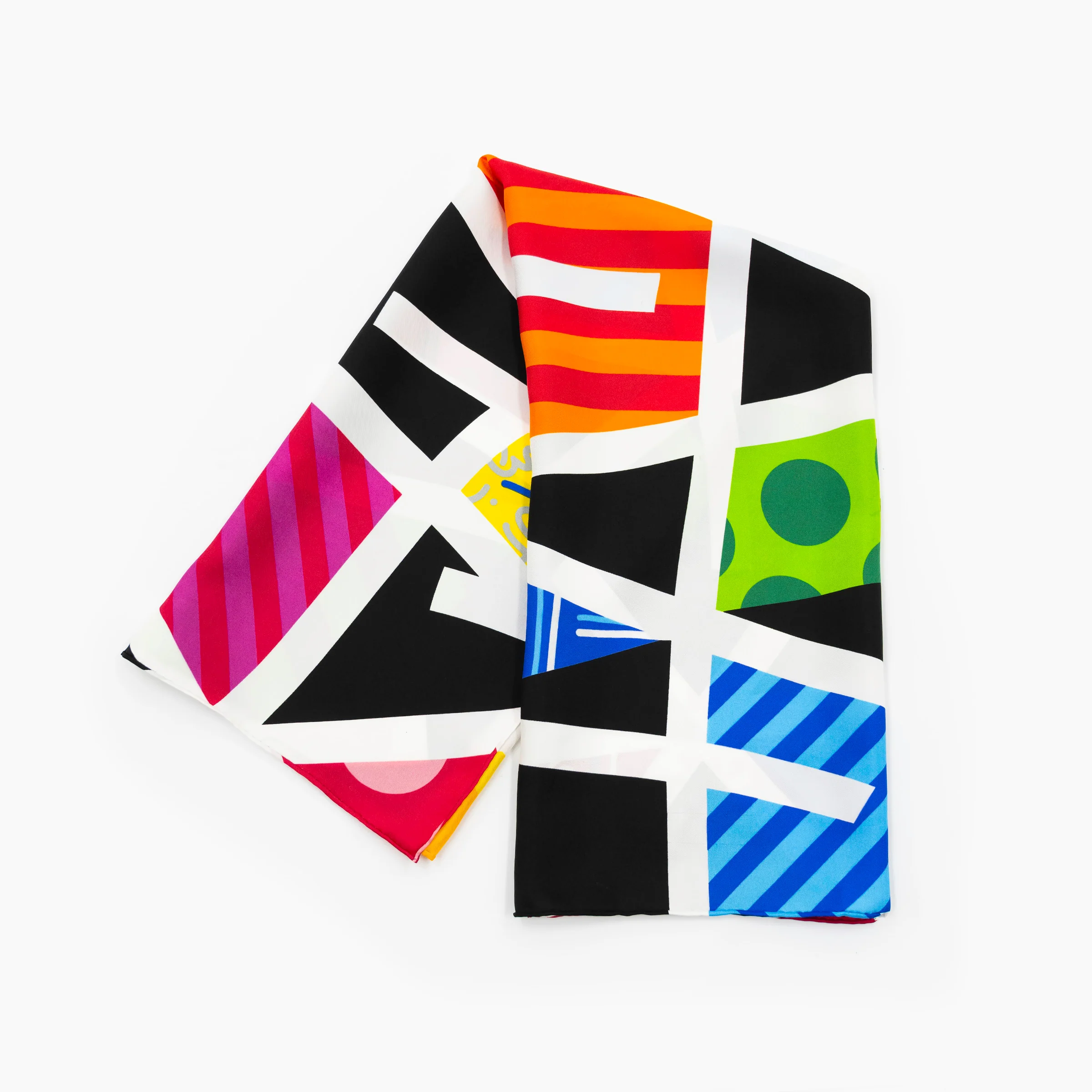 Midnight Britto Silk Scarf - Image 5