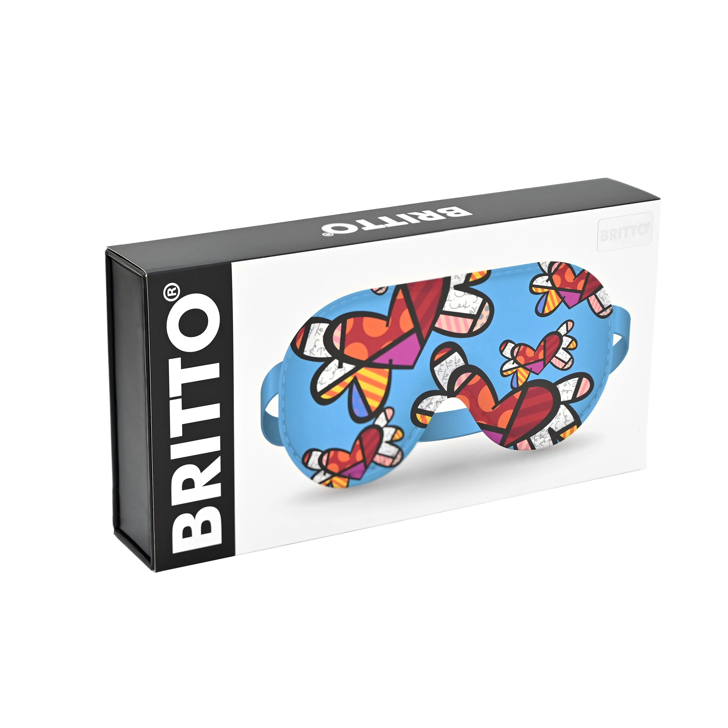 BRITTO® Sleep Mask - Love is in the Air - 100% Silk - Image 2