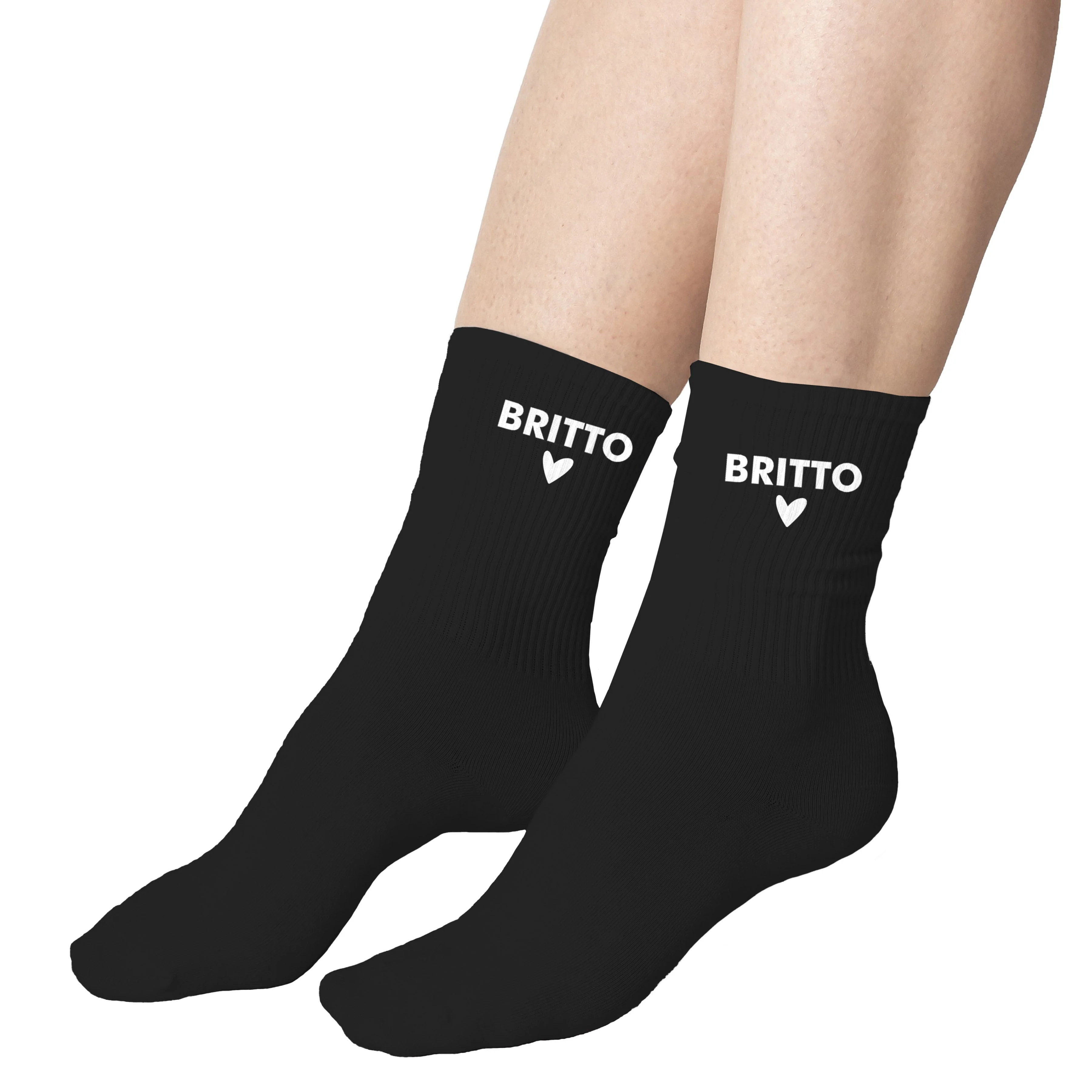 Black Britto Socks (Pack of 2) - Image 3