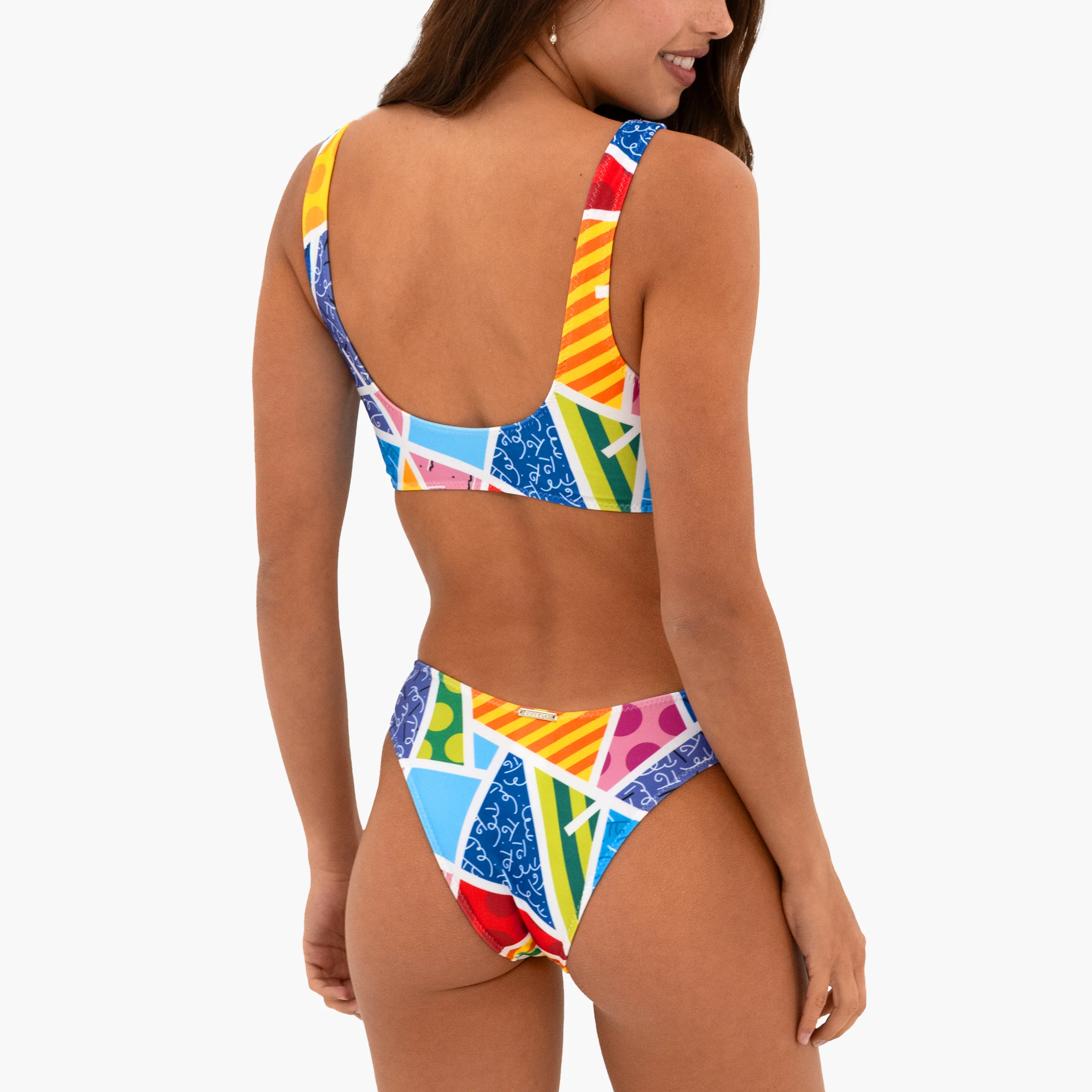 Blue Landscape Britto Bikini Top (Cloa) - Image 4