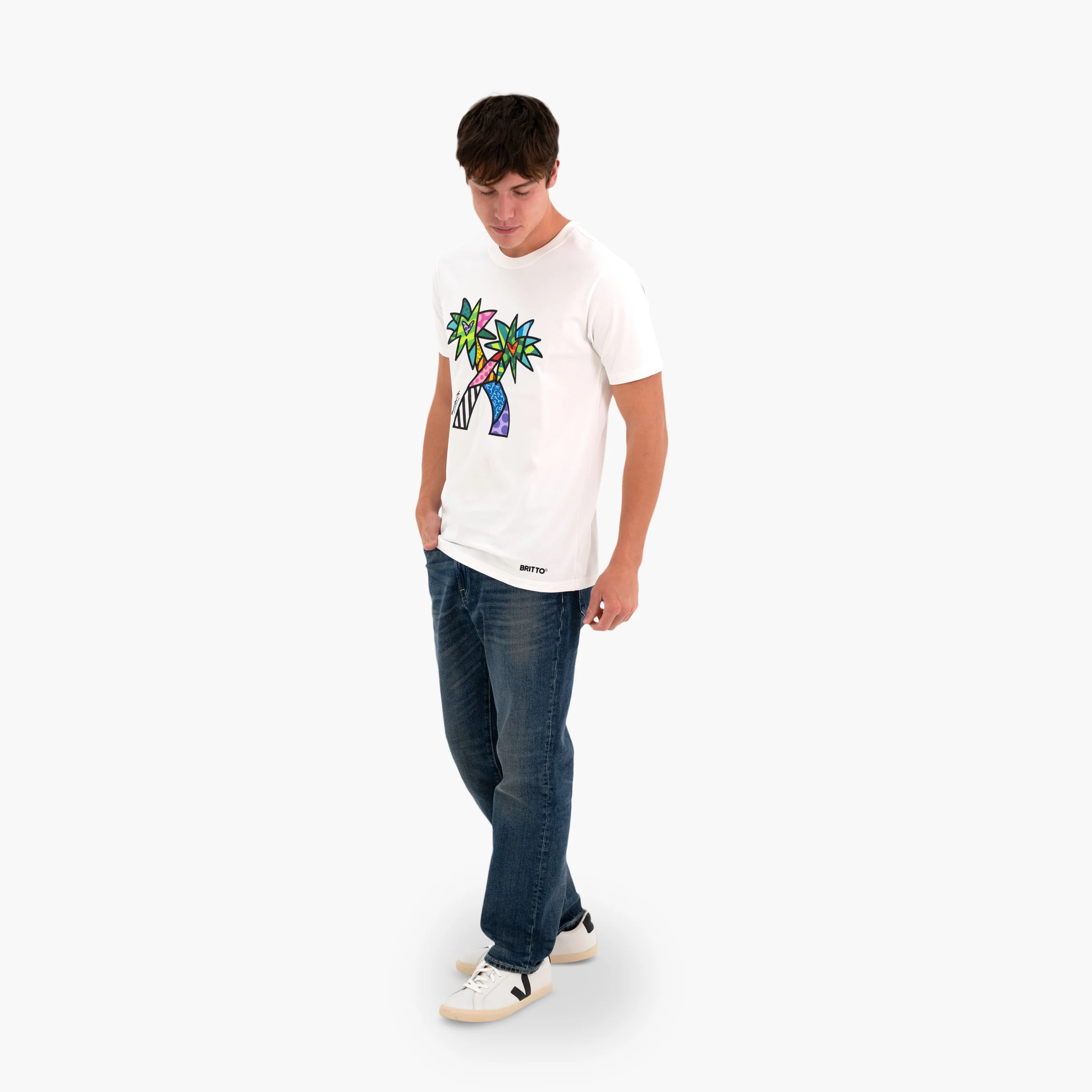 Paradise Britto T-Shirt For Men - Image 2