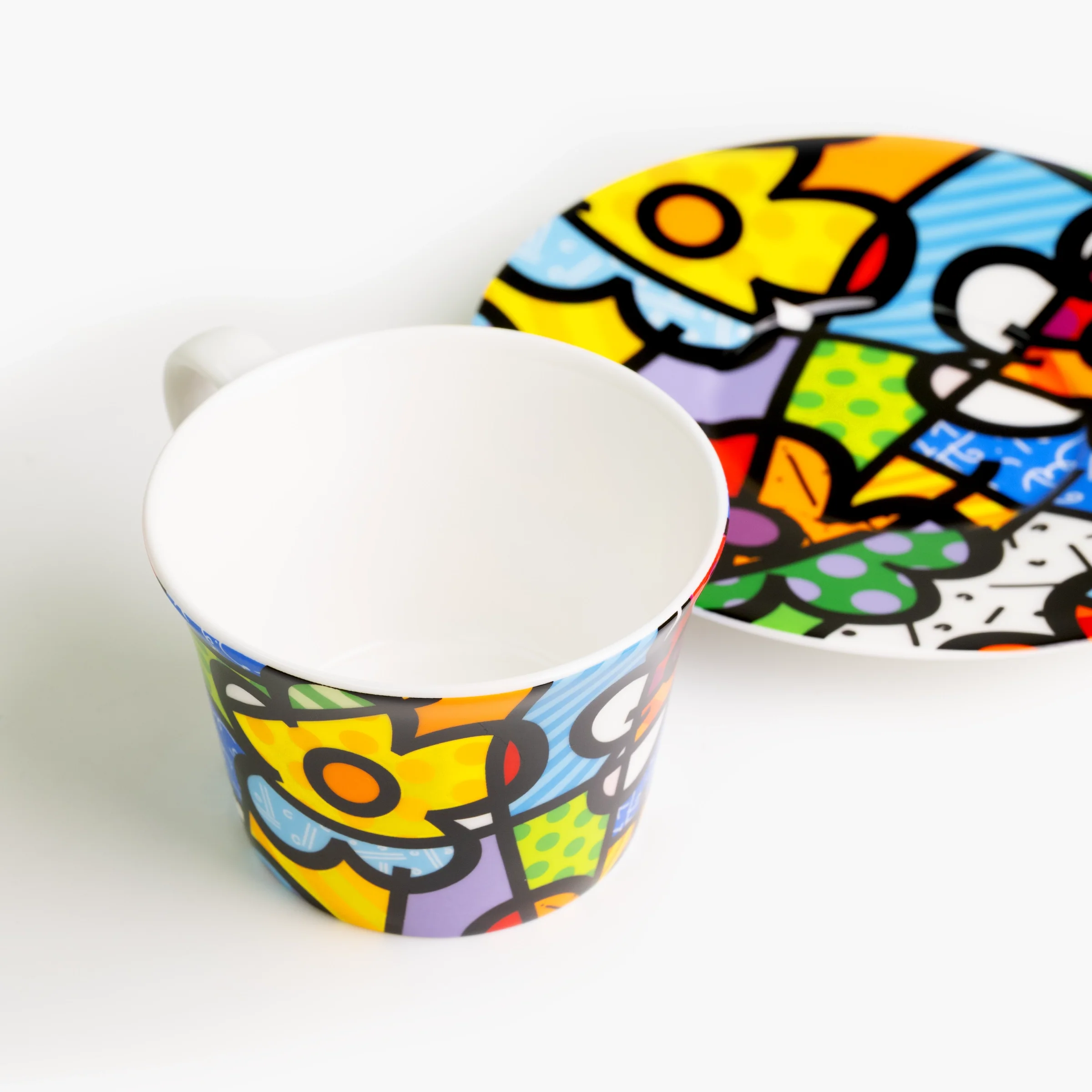 Botanical Garden Britto Tea Cup & Saucer Plate - Image 4