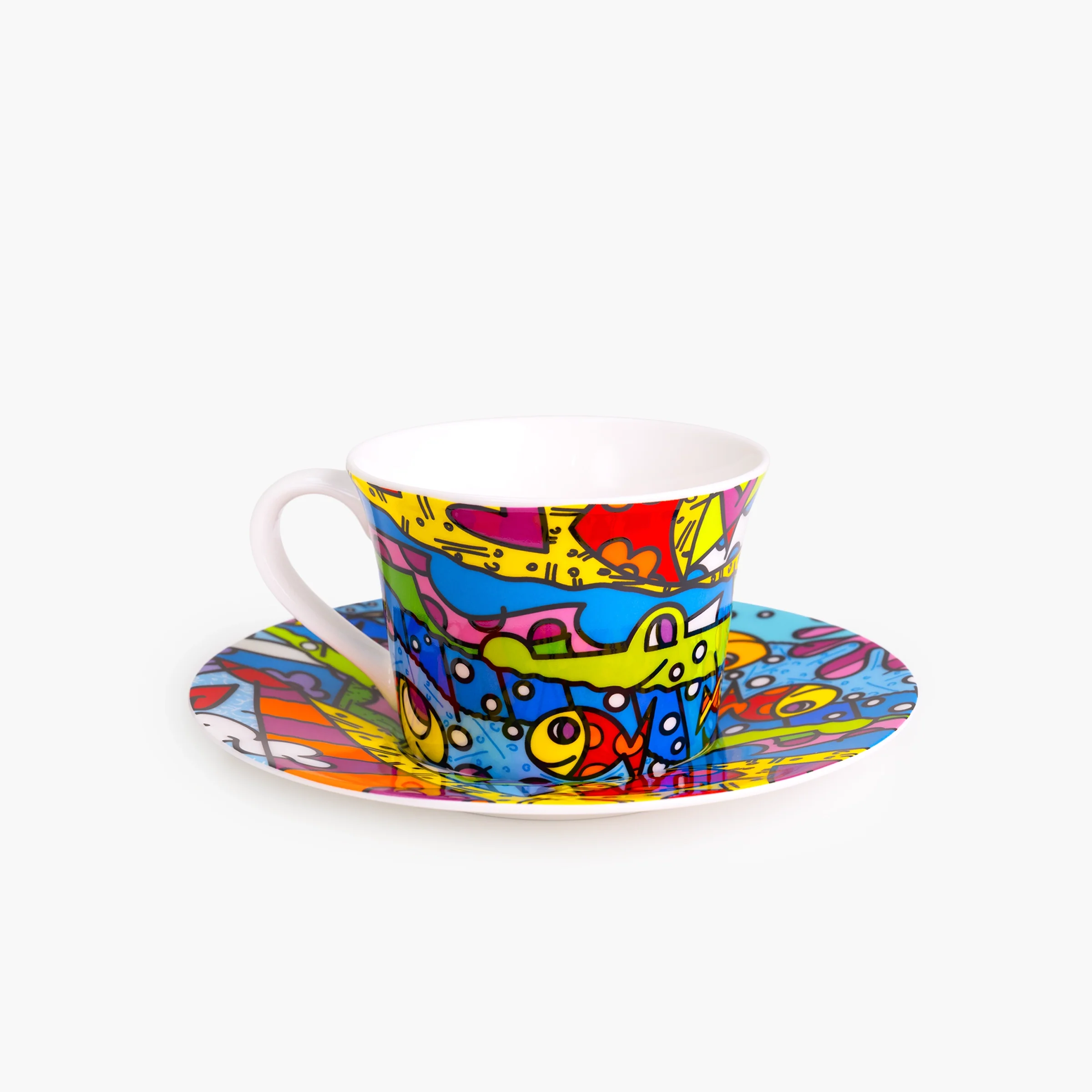 H2O Britto Tea Cup & Saucer Plate - Image 3