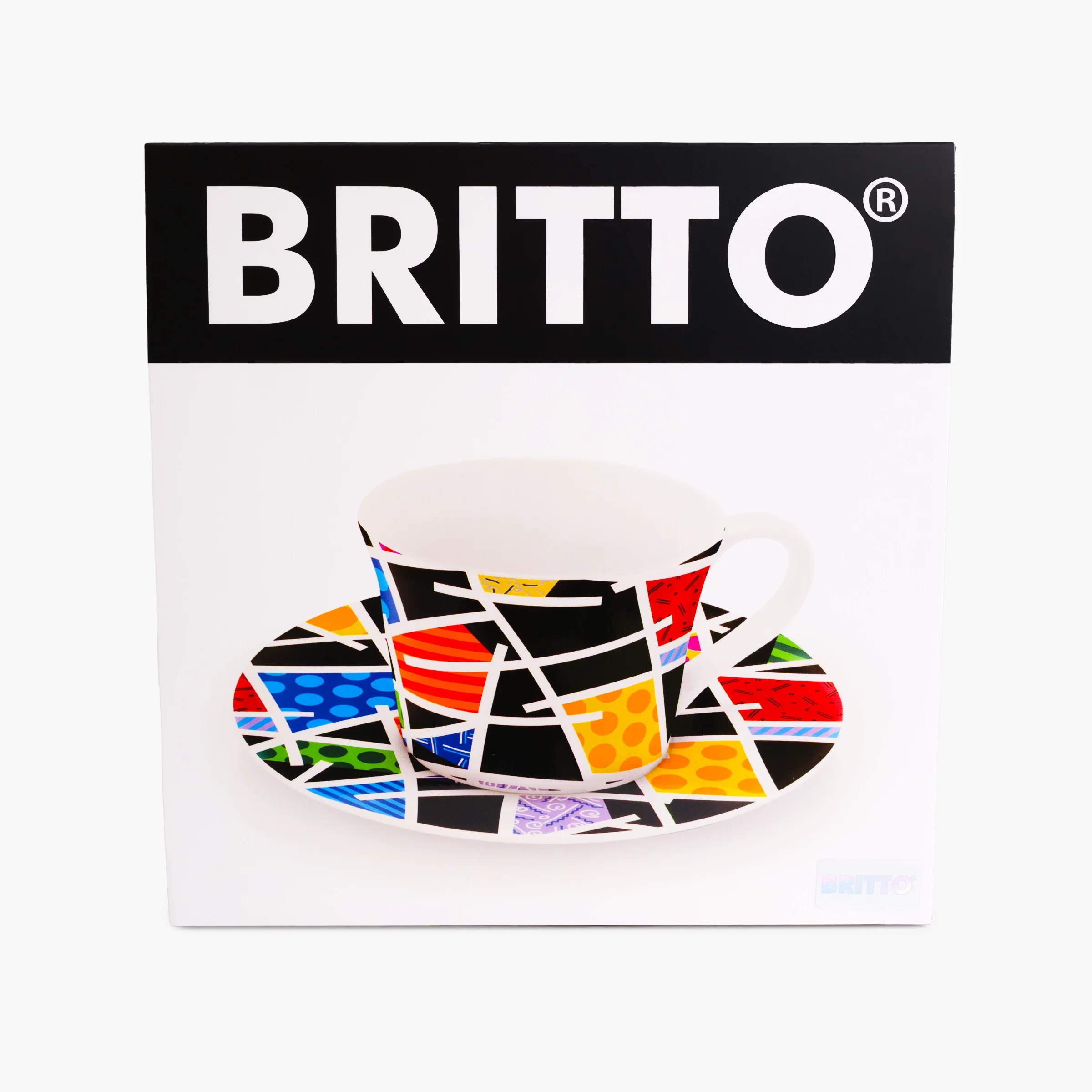 Night Landscape Britto Tea Cup & Saucer Plate - Image 6