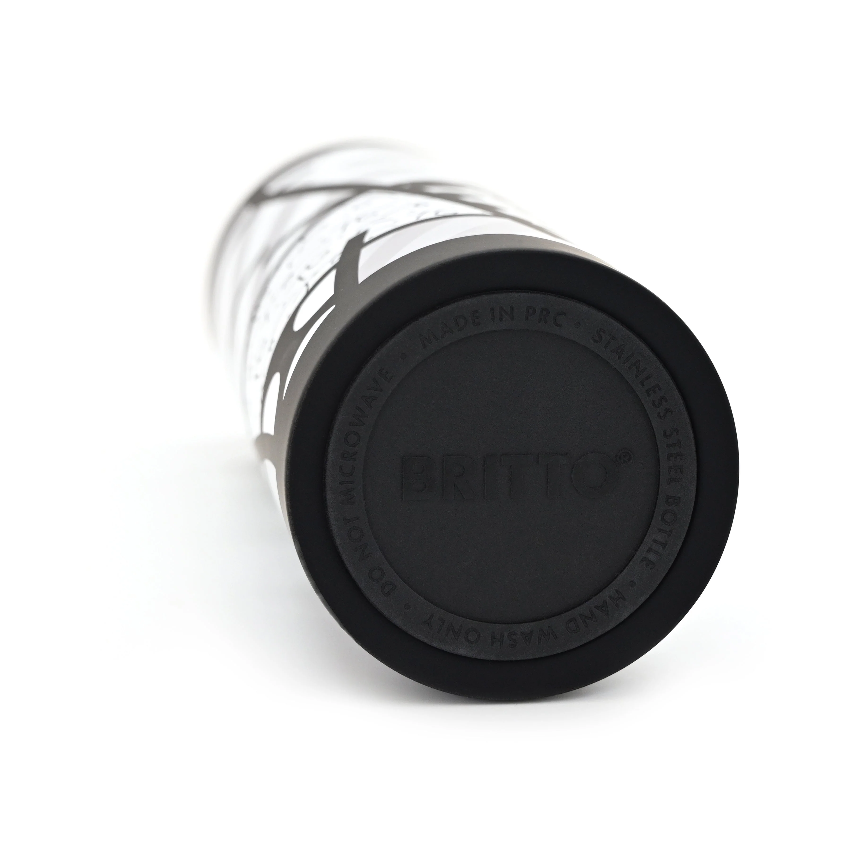 Black Landscape (Black) Britto Water Bottle - Image 5