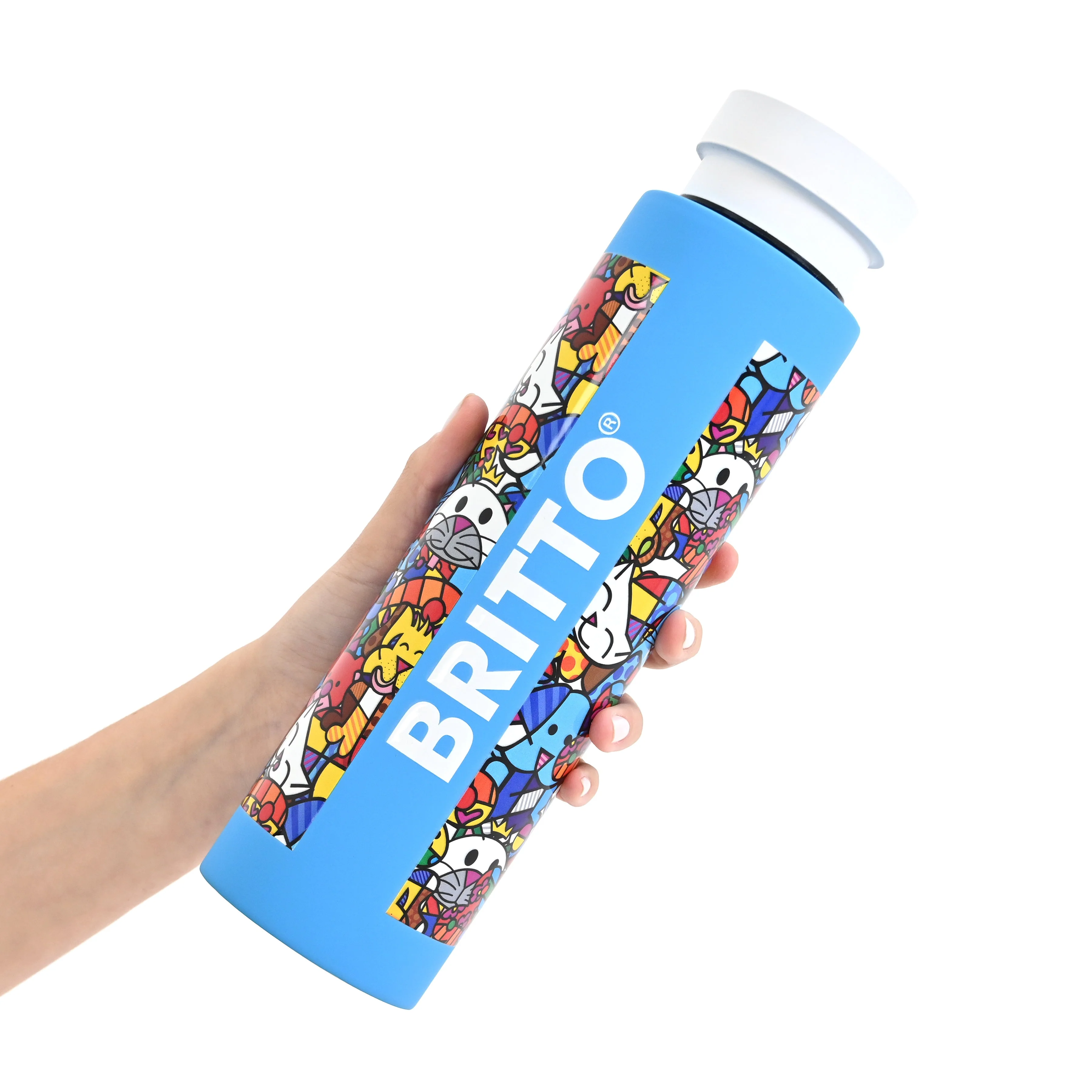 Best Friends (Blue) Britto Water Bottle - Image 3