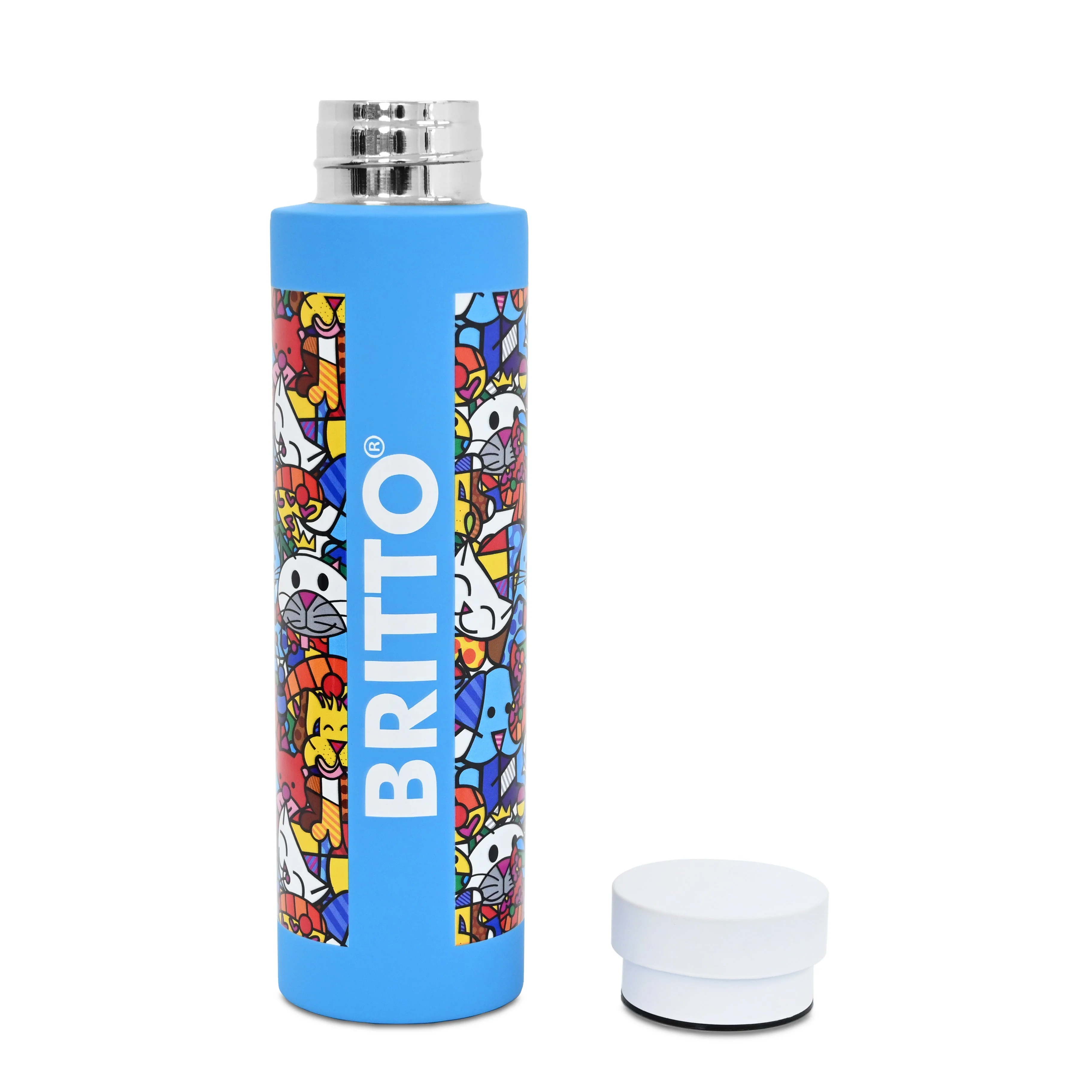 Best Friends (Blue) Britto Water Bottle - Image 4