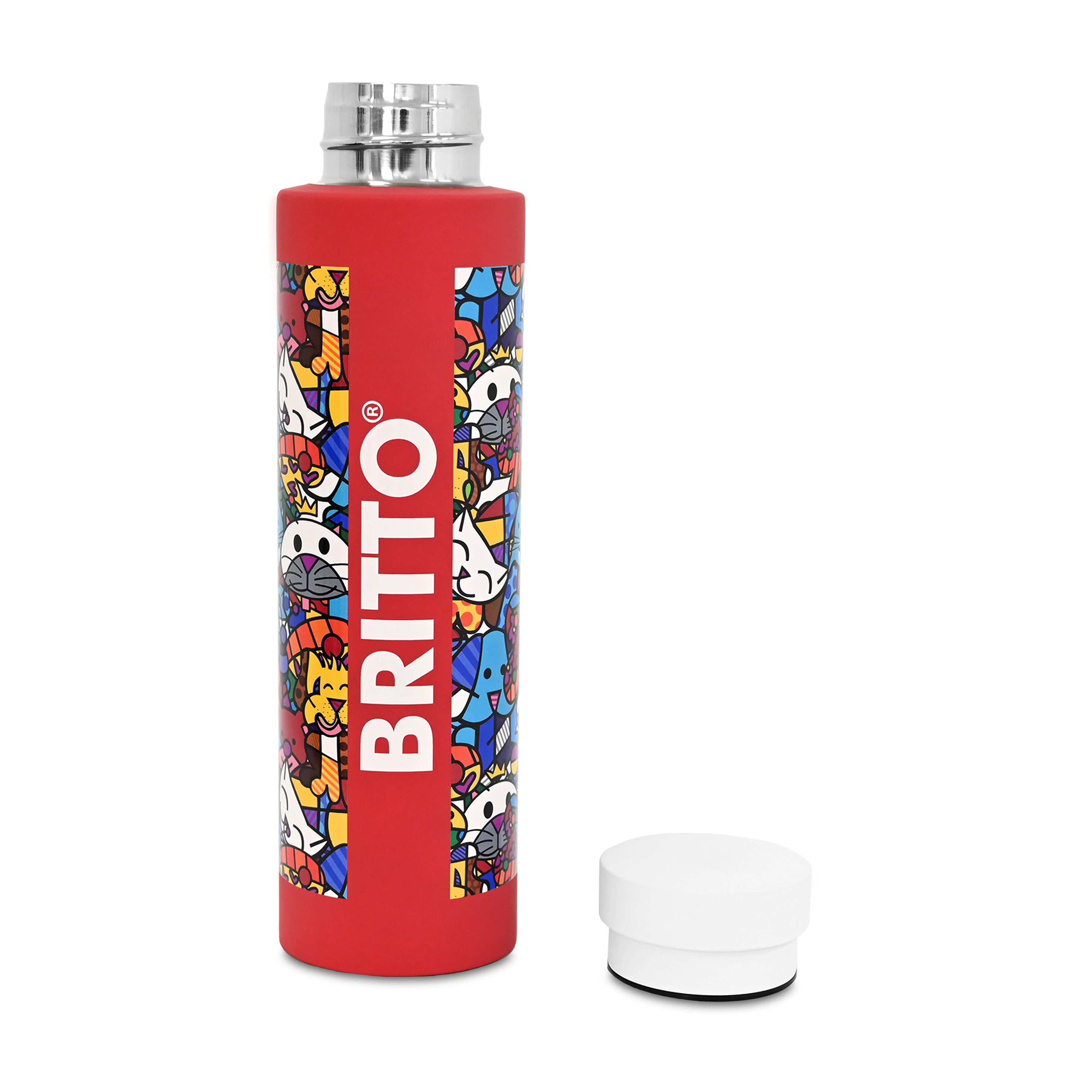Best Friends (Red) Britto Water Bottle - Image 4