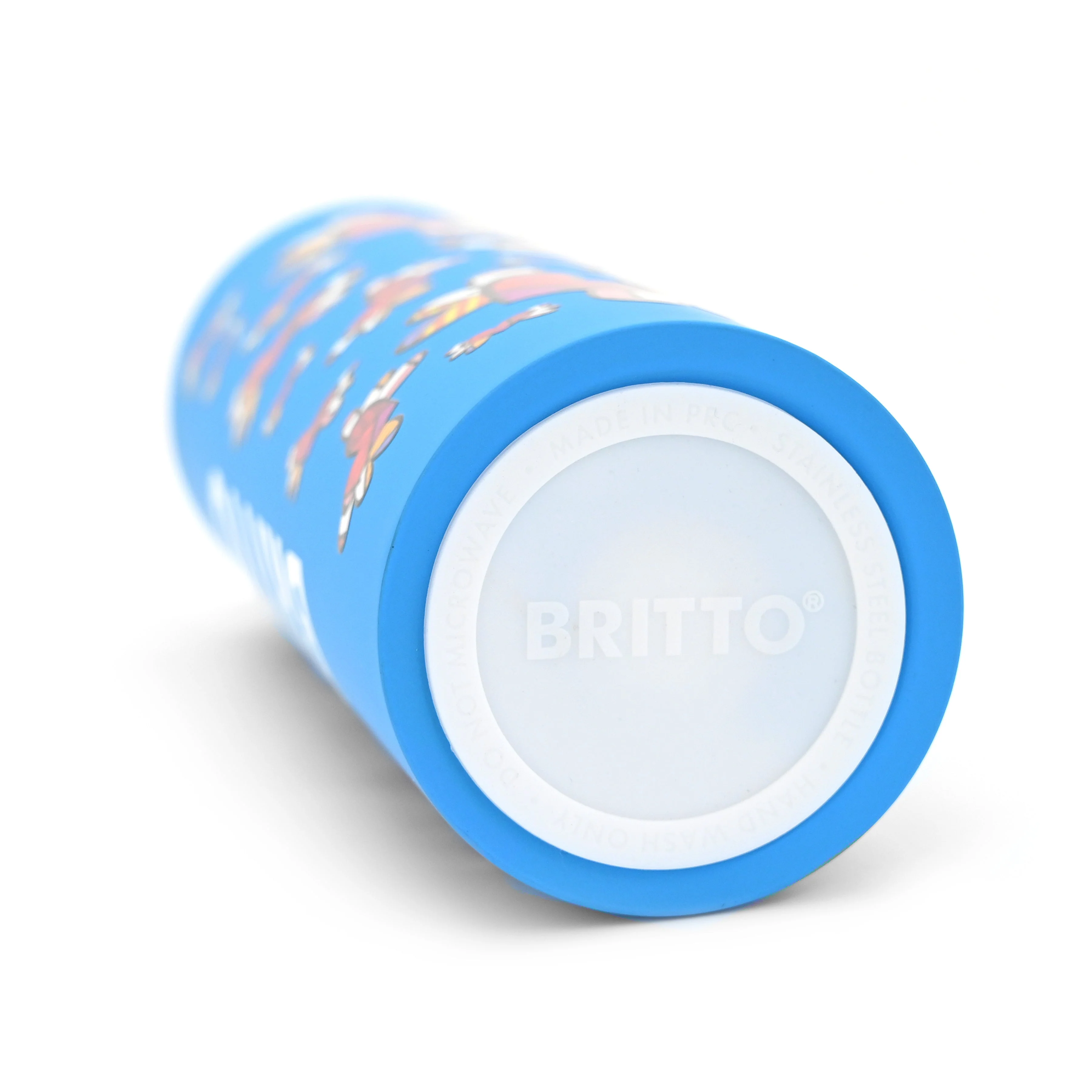 Flying Hearts (Blue) Britto Water Bottle - Image 5