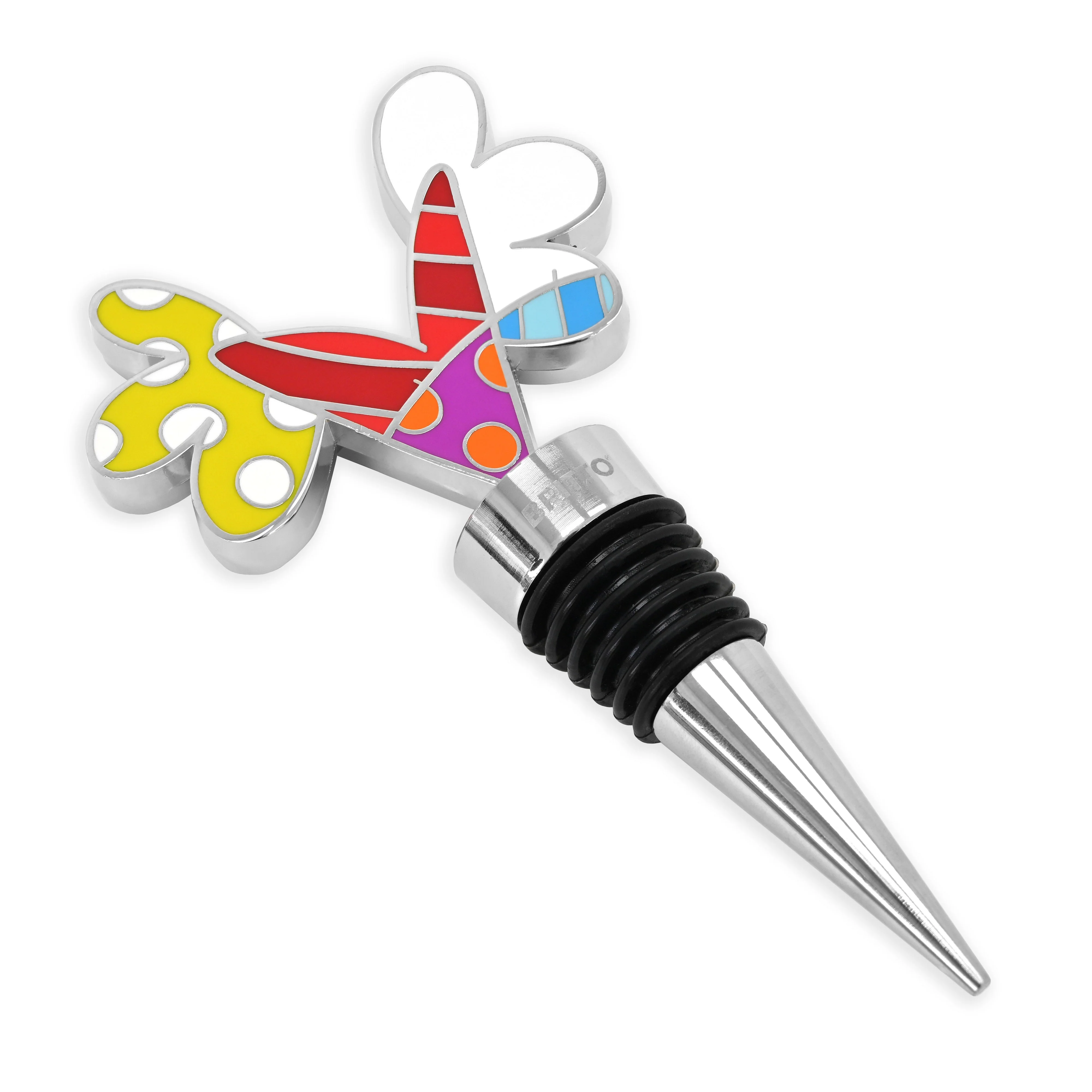 Heart With Wings Britto Wine Stopper - Image 4