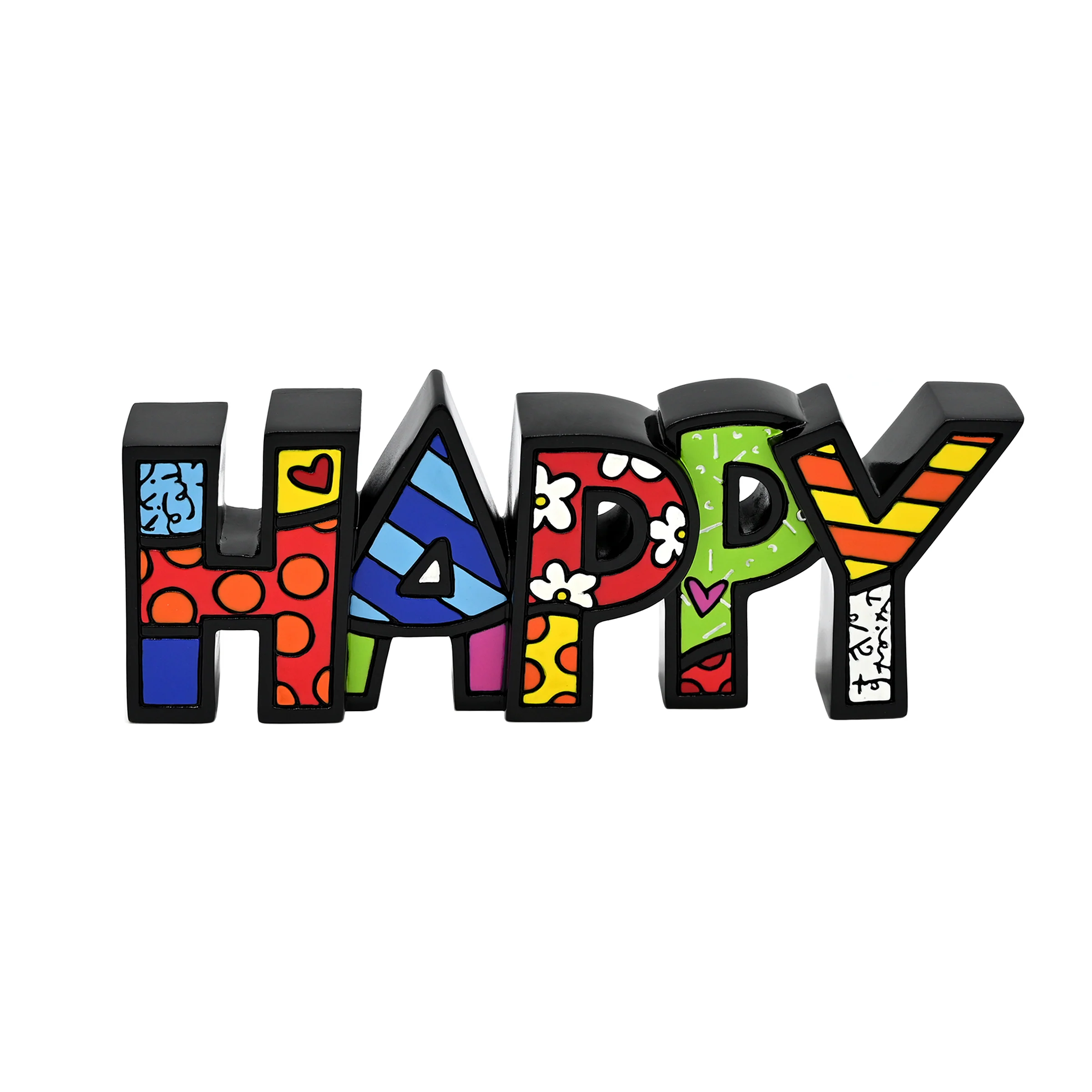 Happy Britto Word Figurine