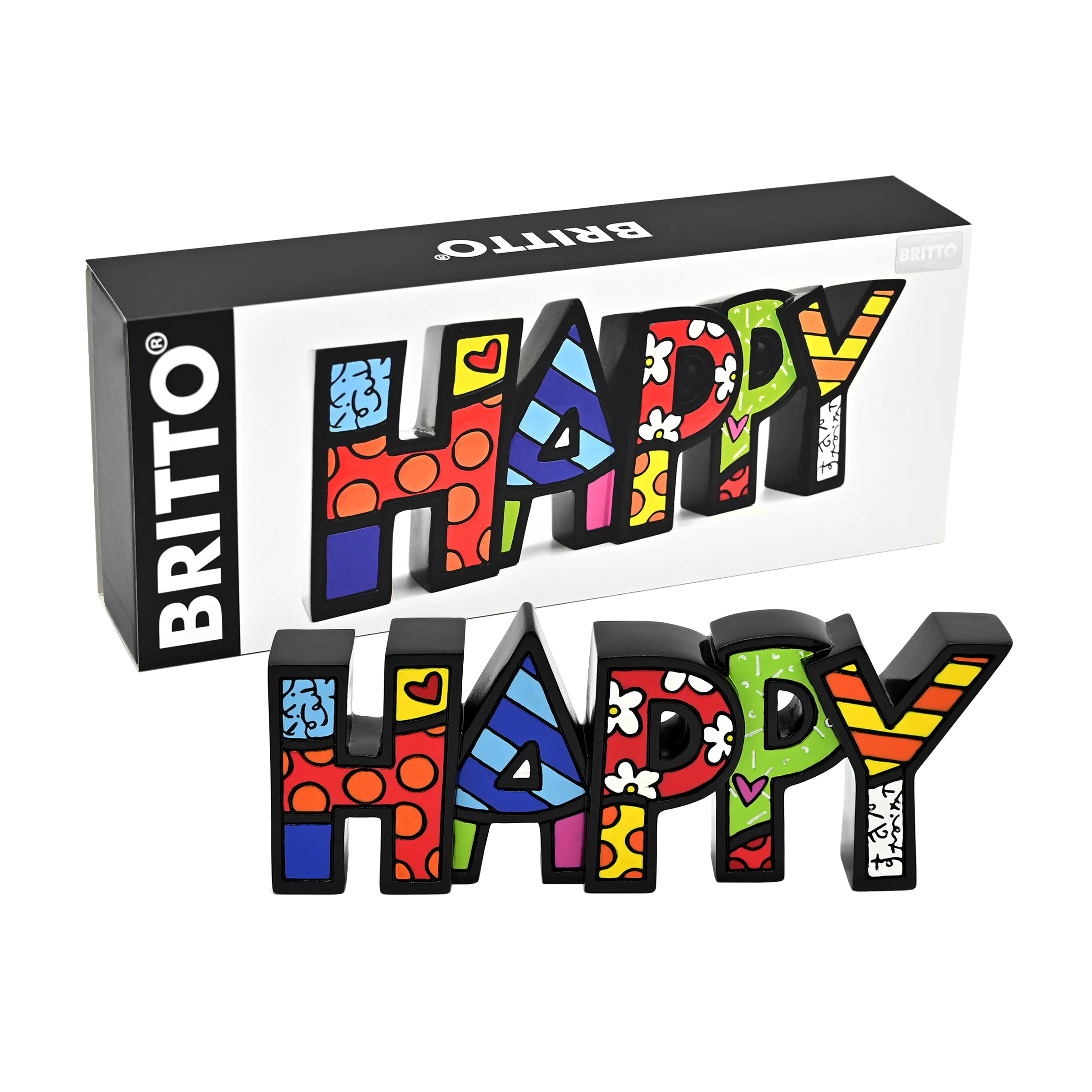 Happy Britto Word Figurine - Image 5