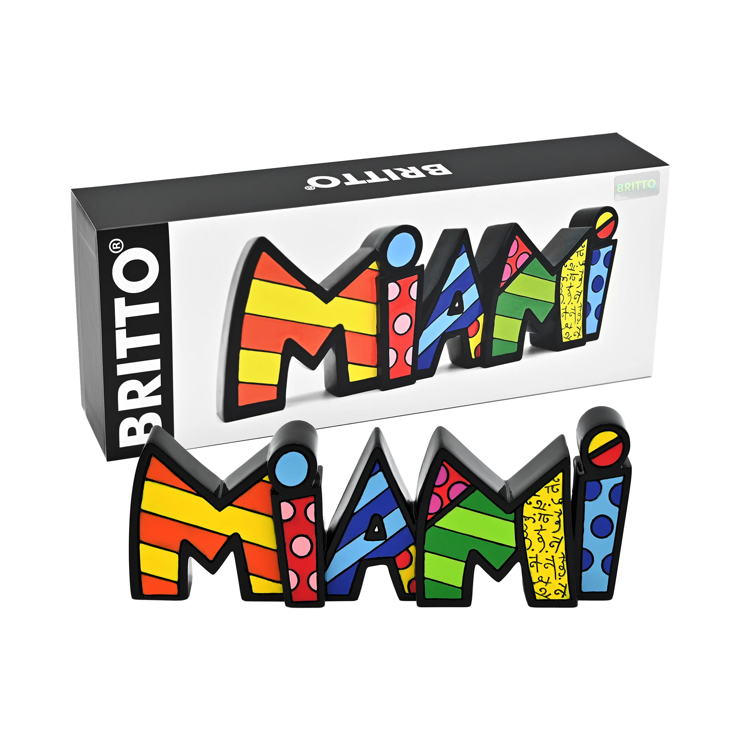 Miami Britto Word Figurine - Image 5