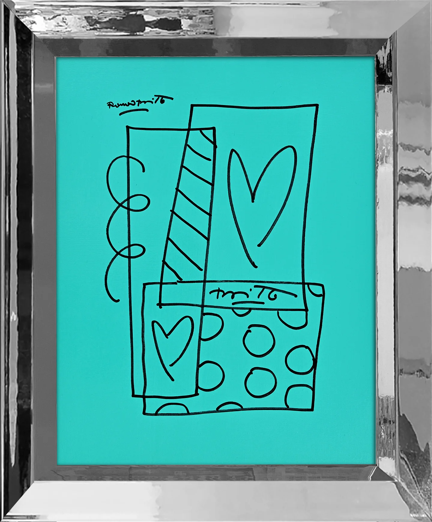 Britto Abstract - Original Drawing - Image 11