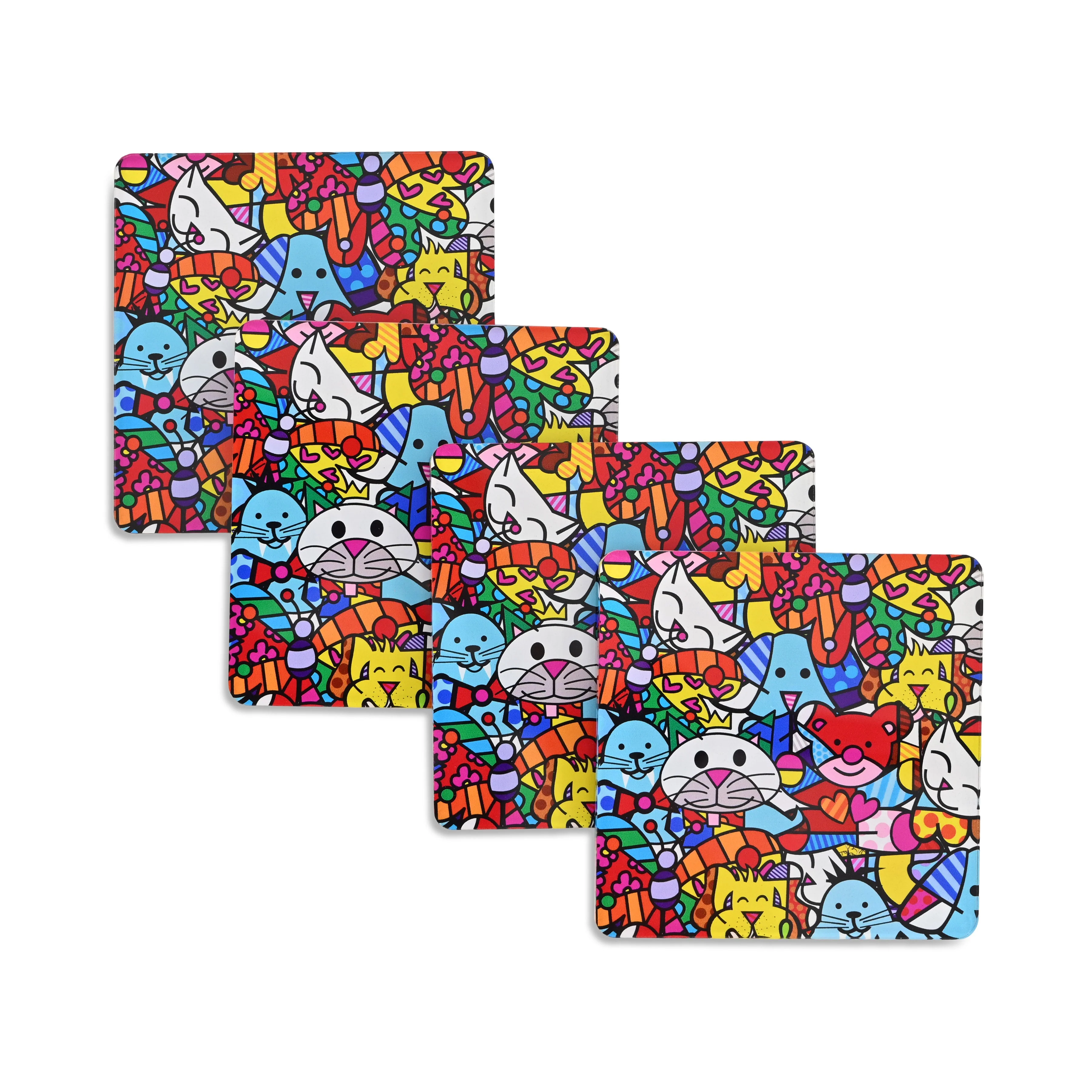 Best Friends Britto Squared Coasters - Image 8